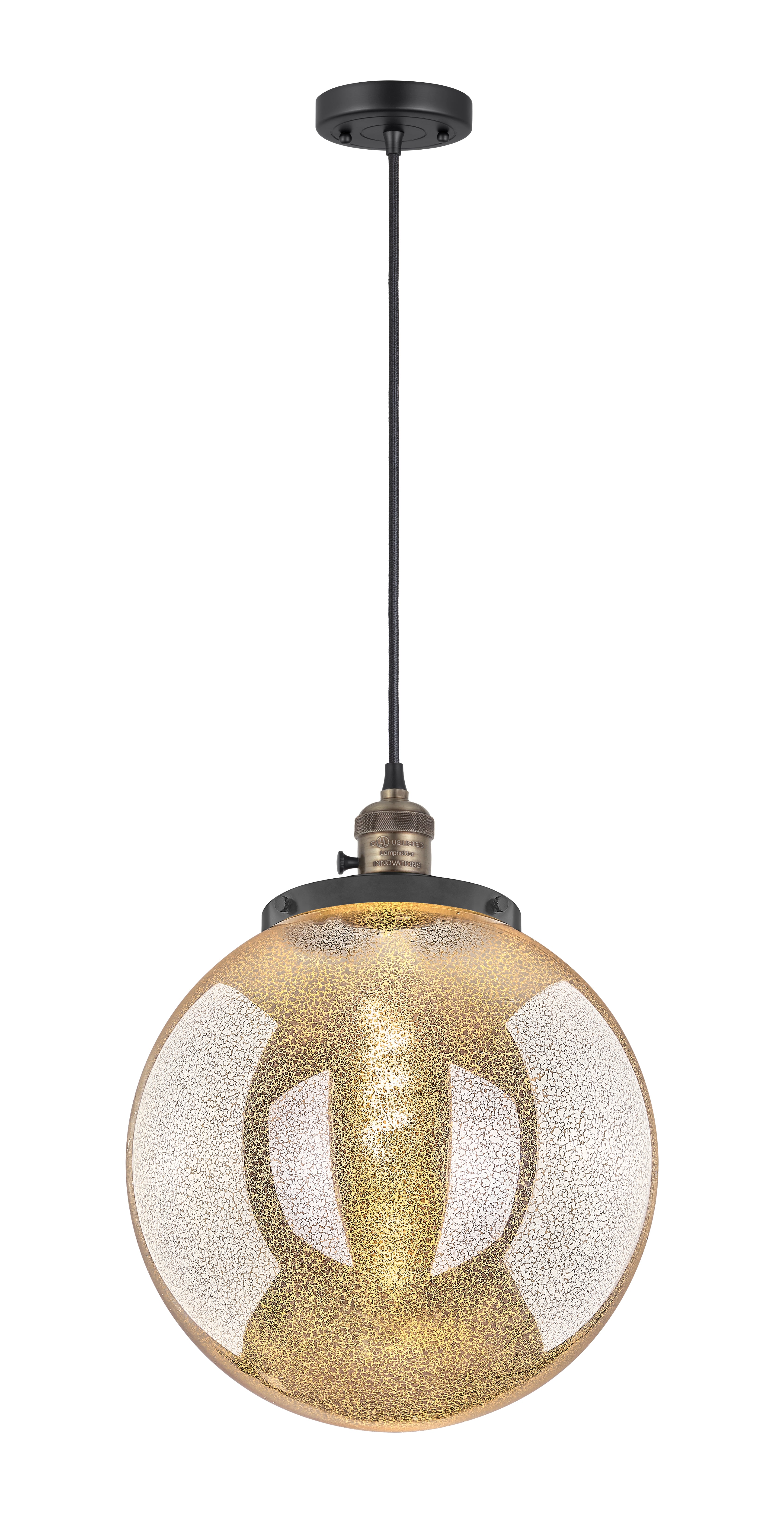 Franklin Restoration Mini Pendant Antique Brass