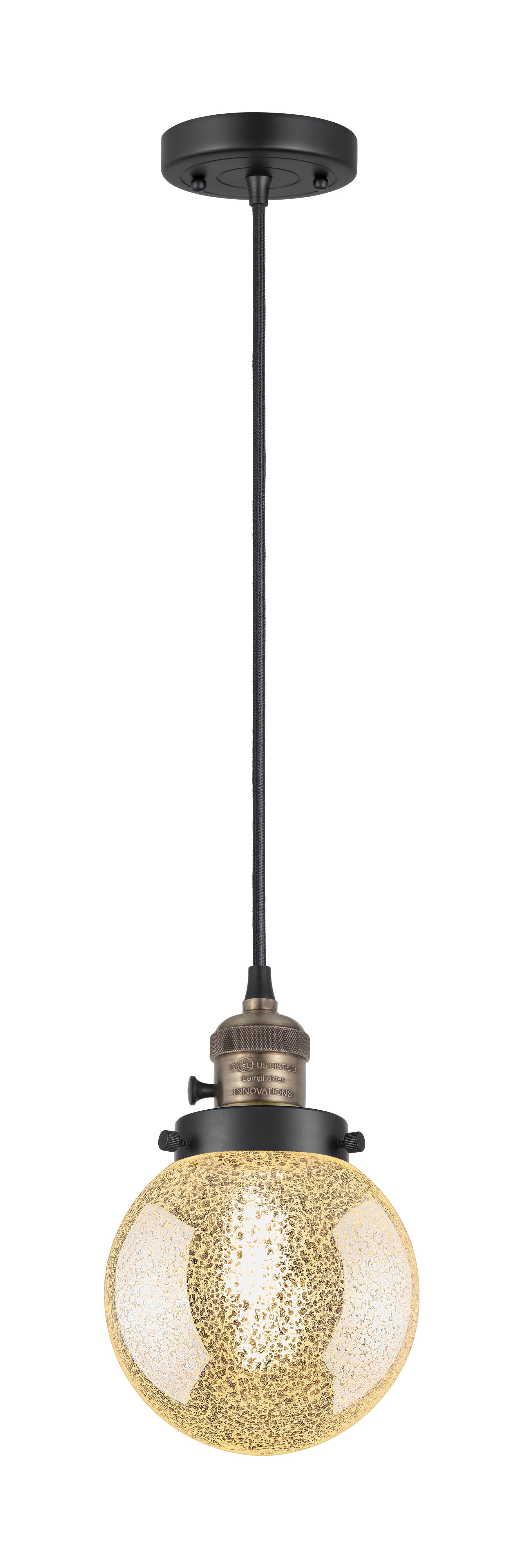 Franklin Restoration Mini Pendant Antique Brass