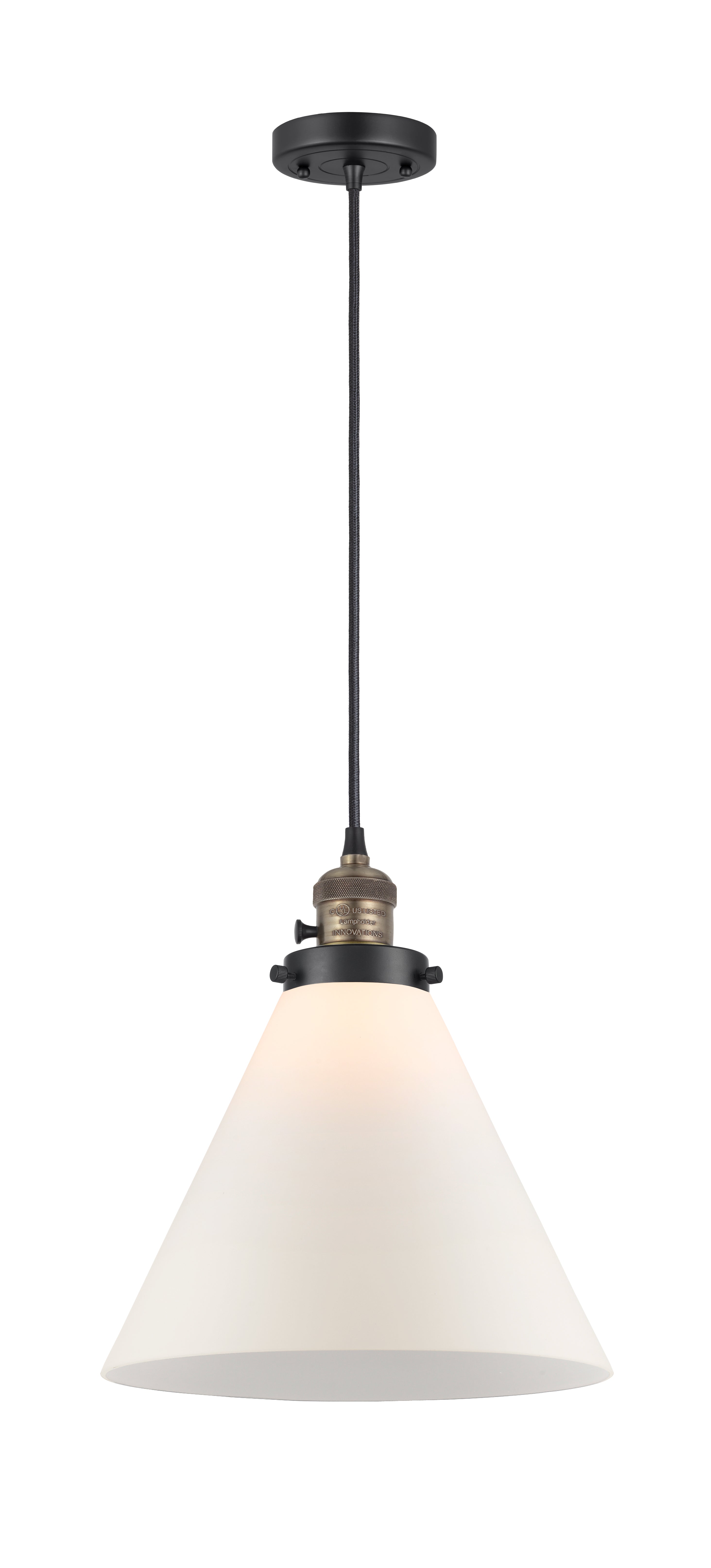 Franklin Restoration Mini Pendant Antique Brass