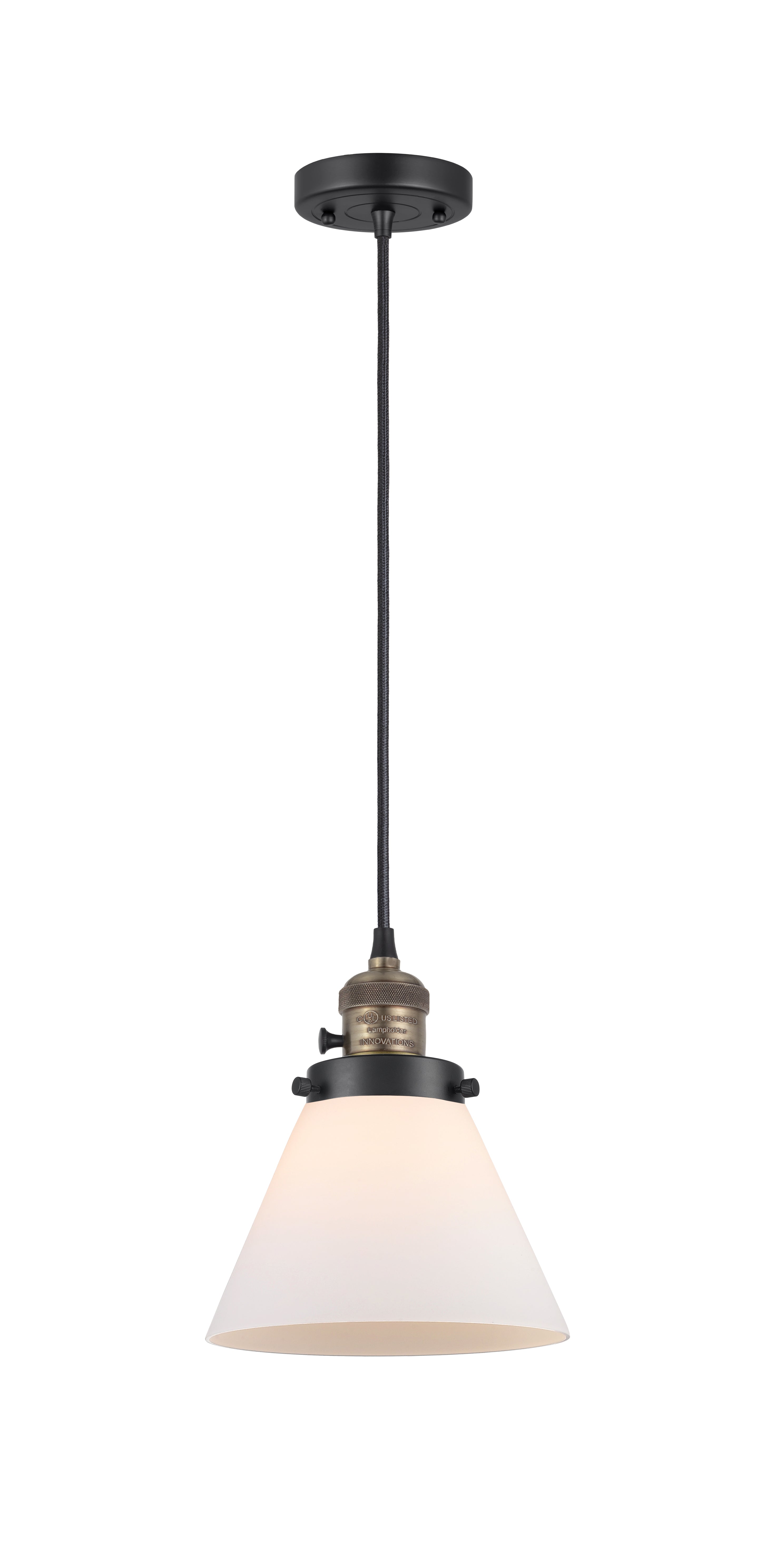 Franklin Restoration Mini Pendant Antique Brass