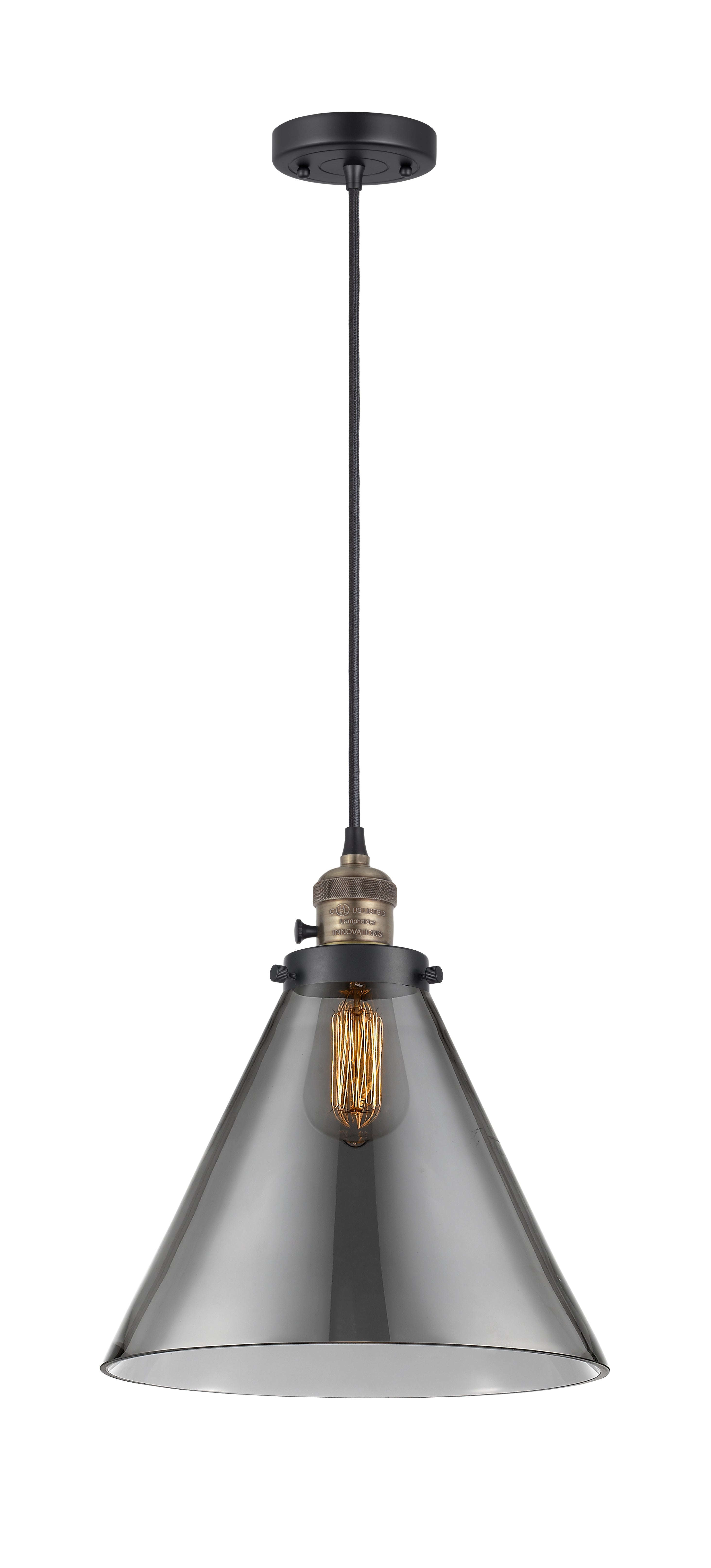 Franklin Restoration Mini Pendant Antique Brass