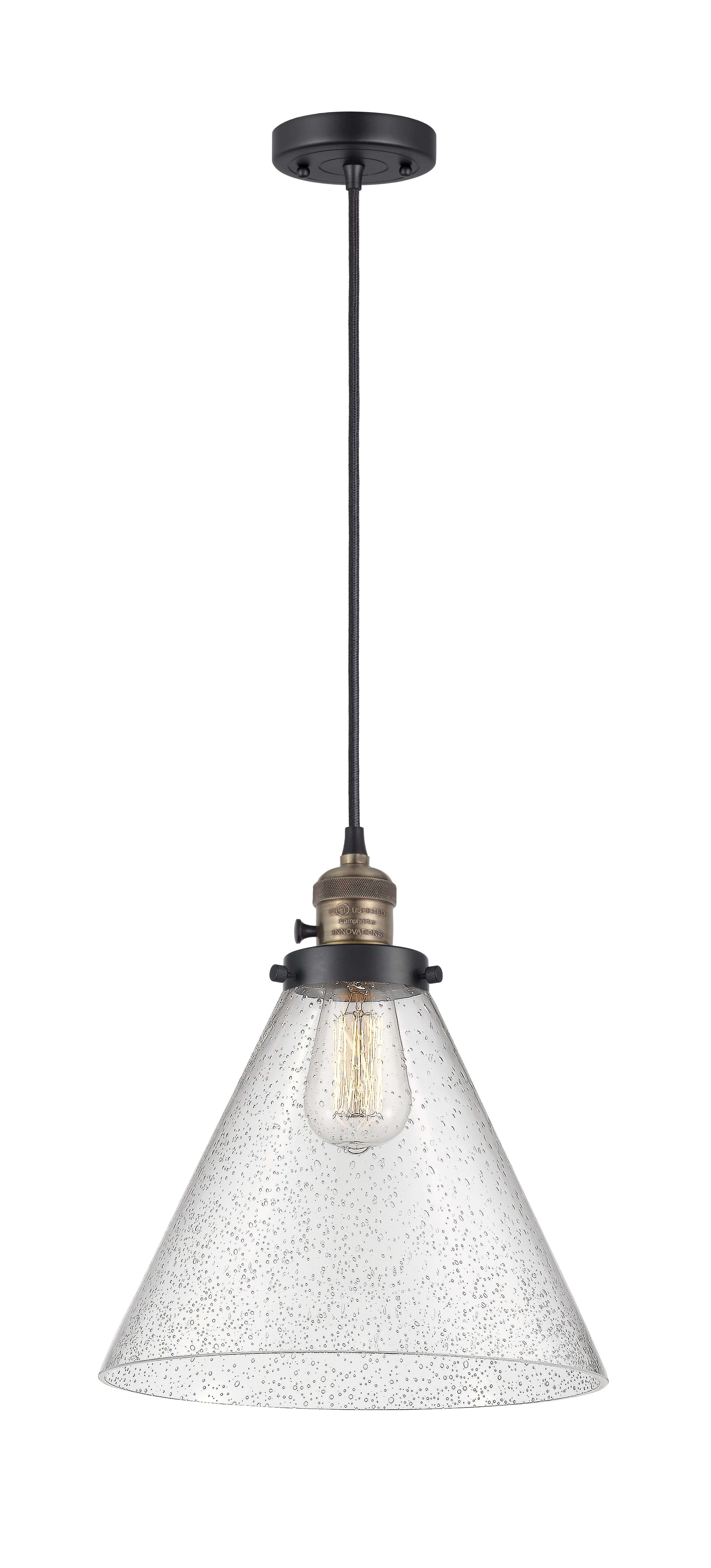 Franklin Restoration Mini Pendant Antique Brass