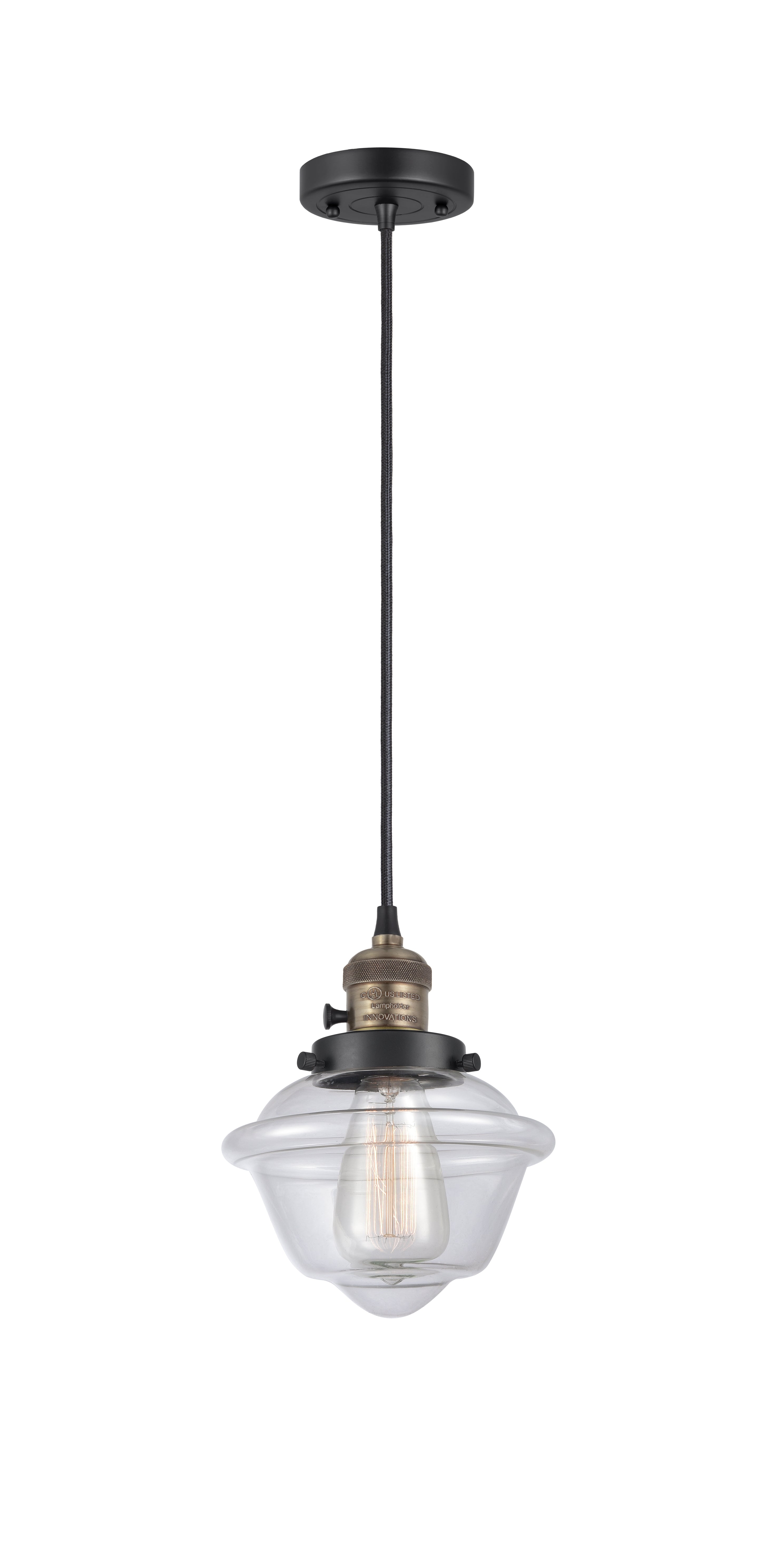 Franklin Restoration Mini Pendant Antique Brass