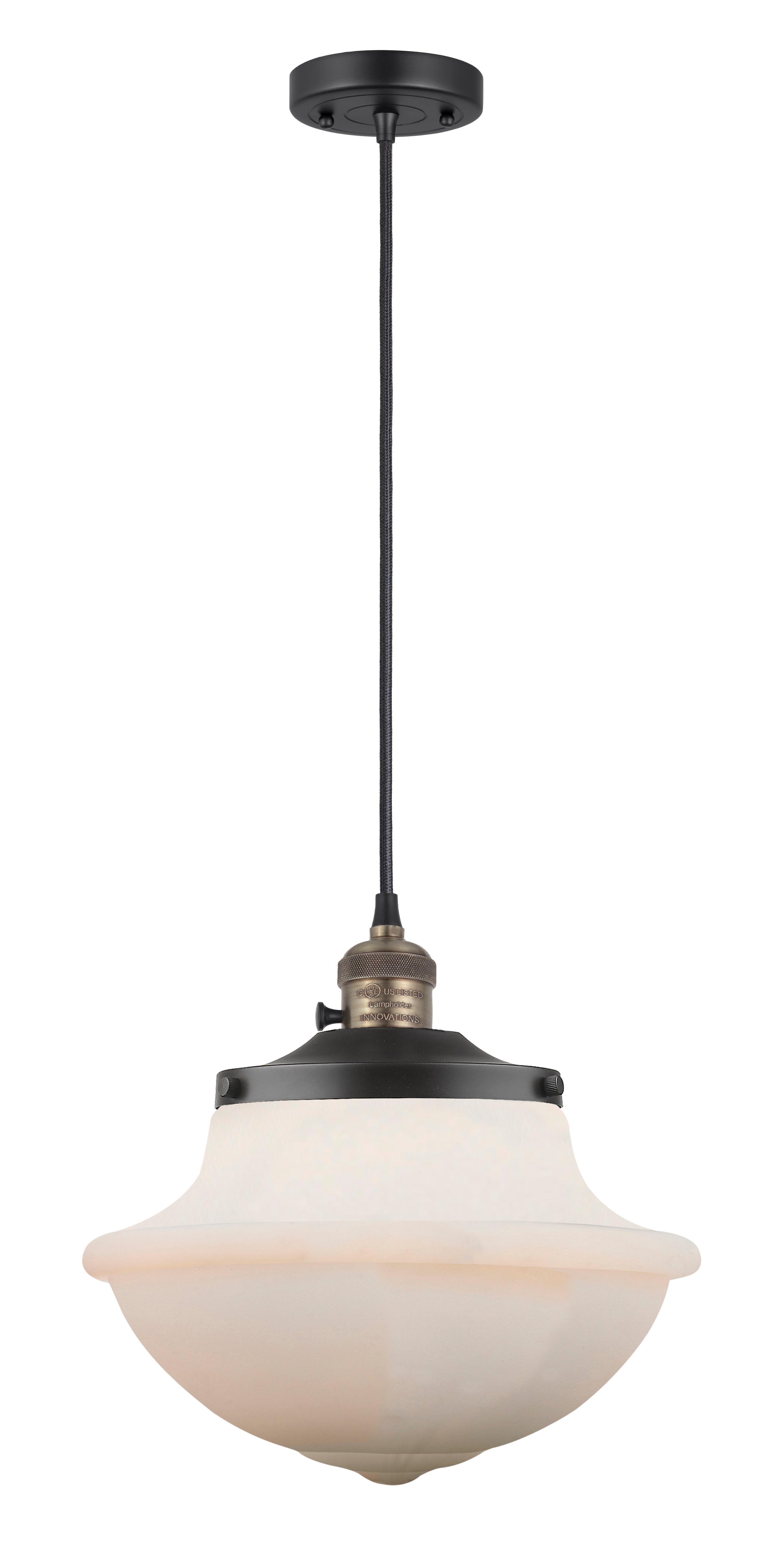 Franklin Restoration Mini Pendant Antique Brass