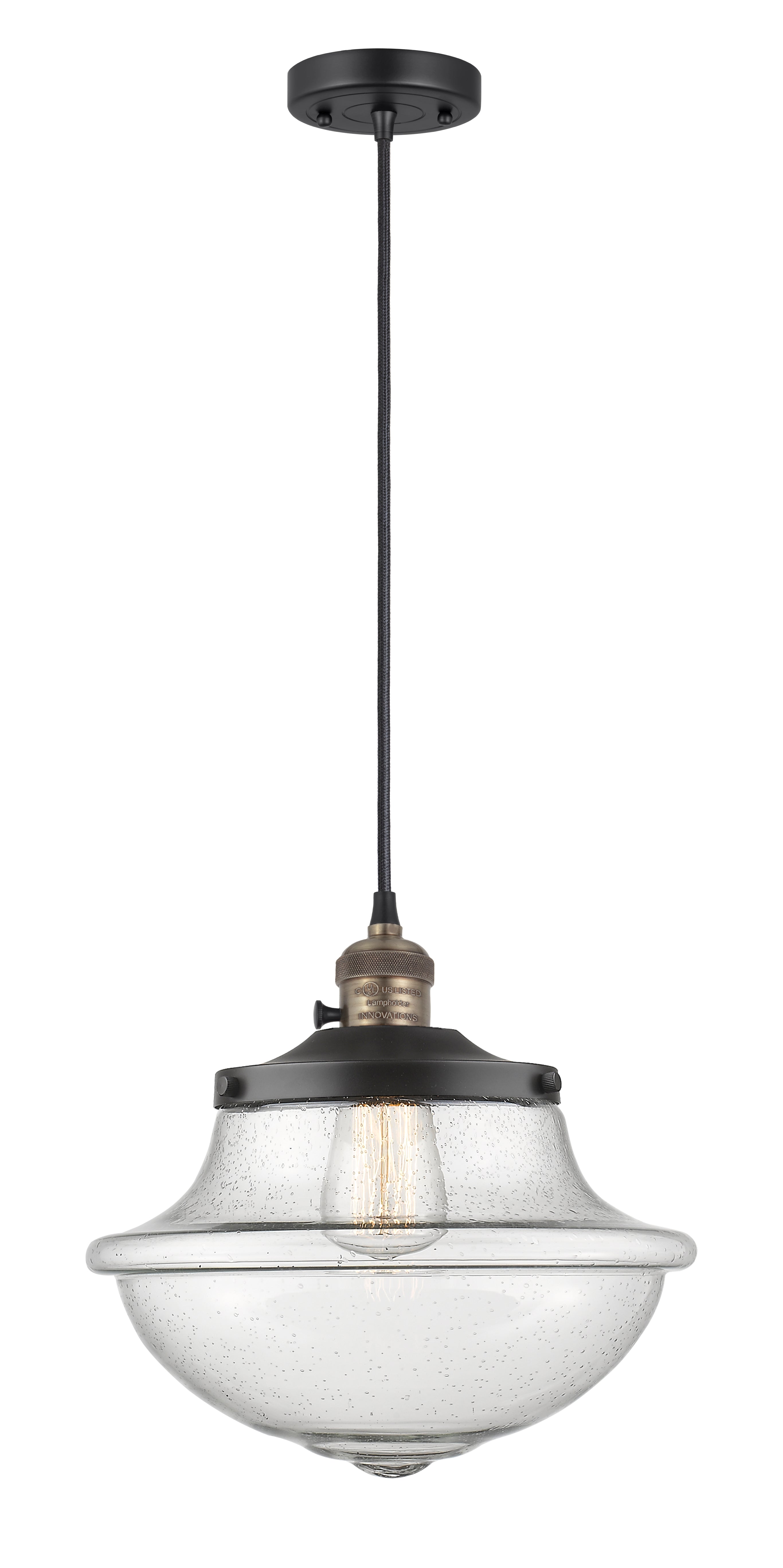 Franklin Restoration Mini Pendant Antique Brass