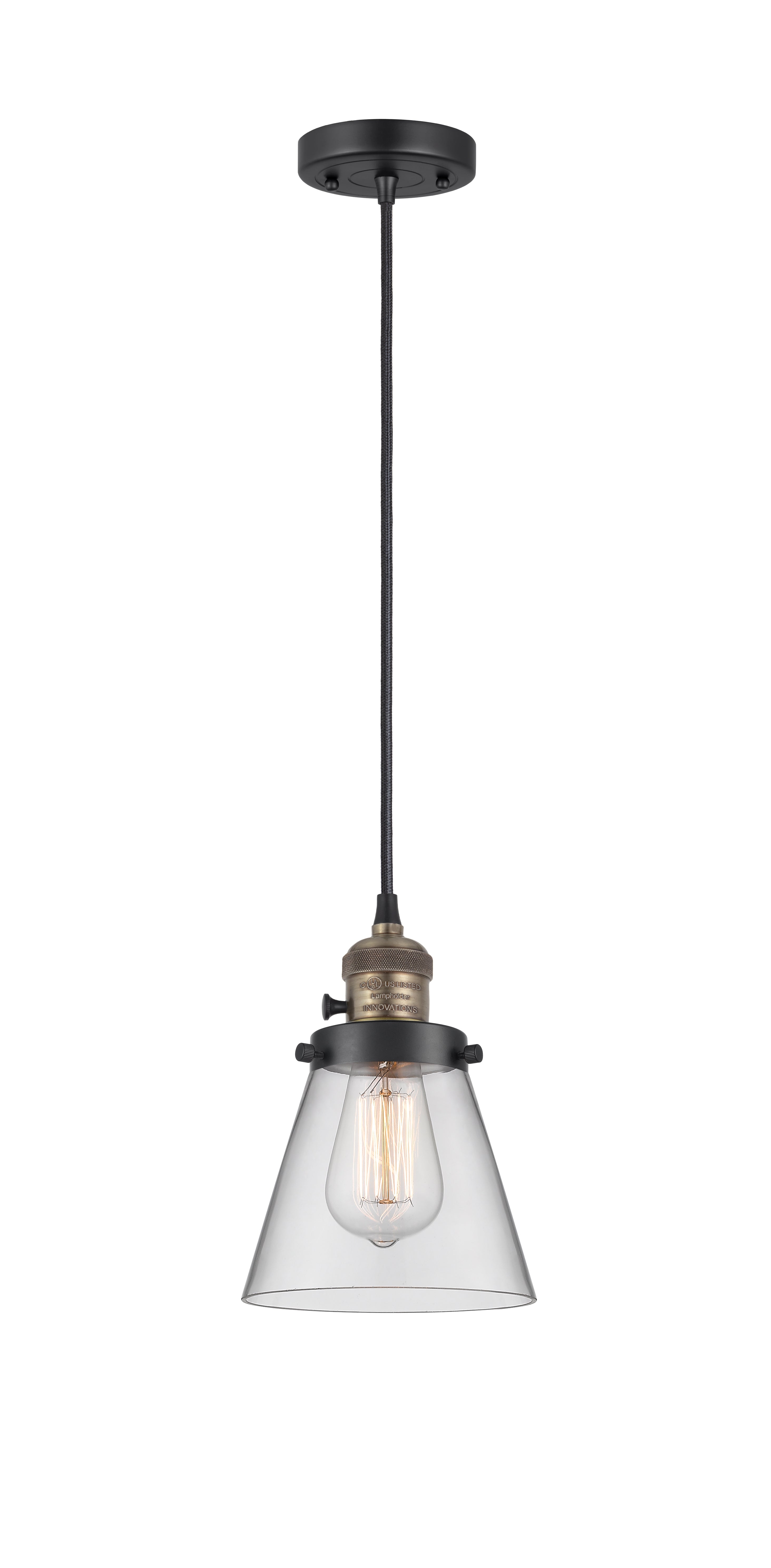 Franklin Restoration Mini Pendant Cast Brass