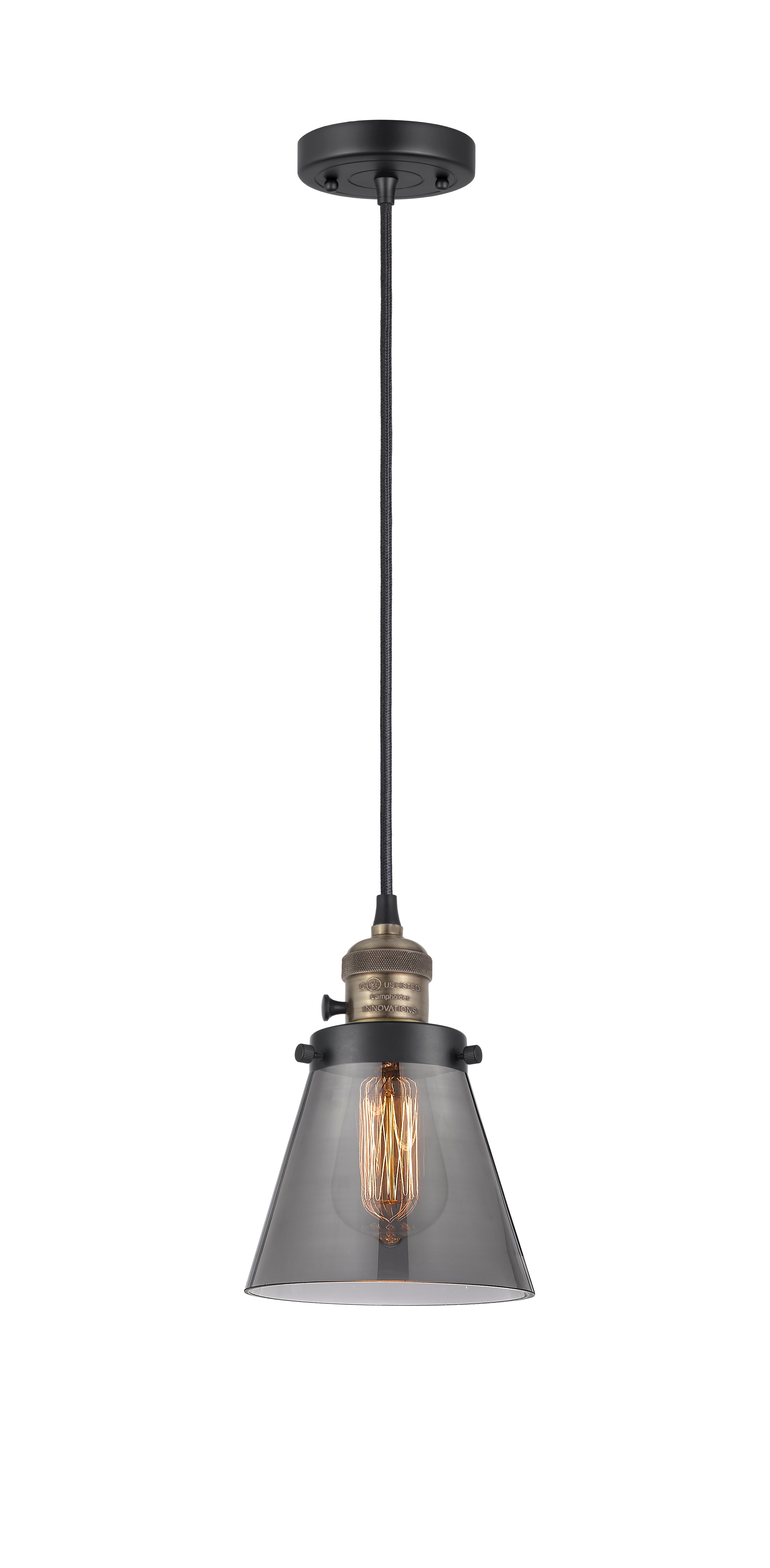 Franklin Restoration Cone Antique Brass Steel
