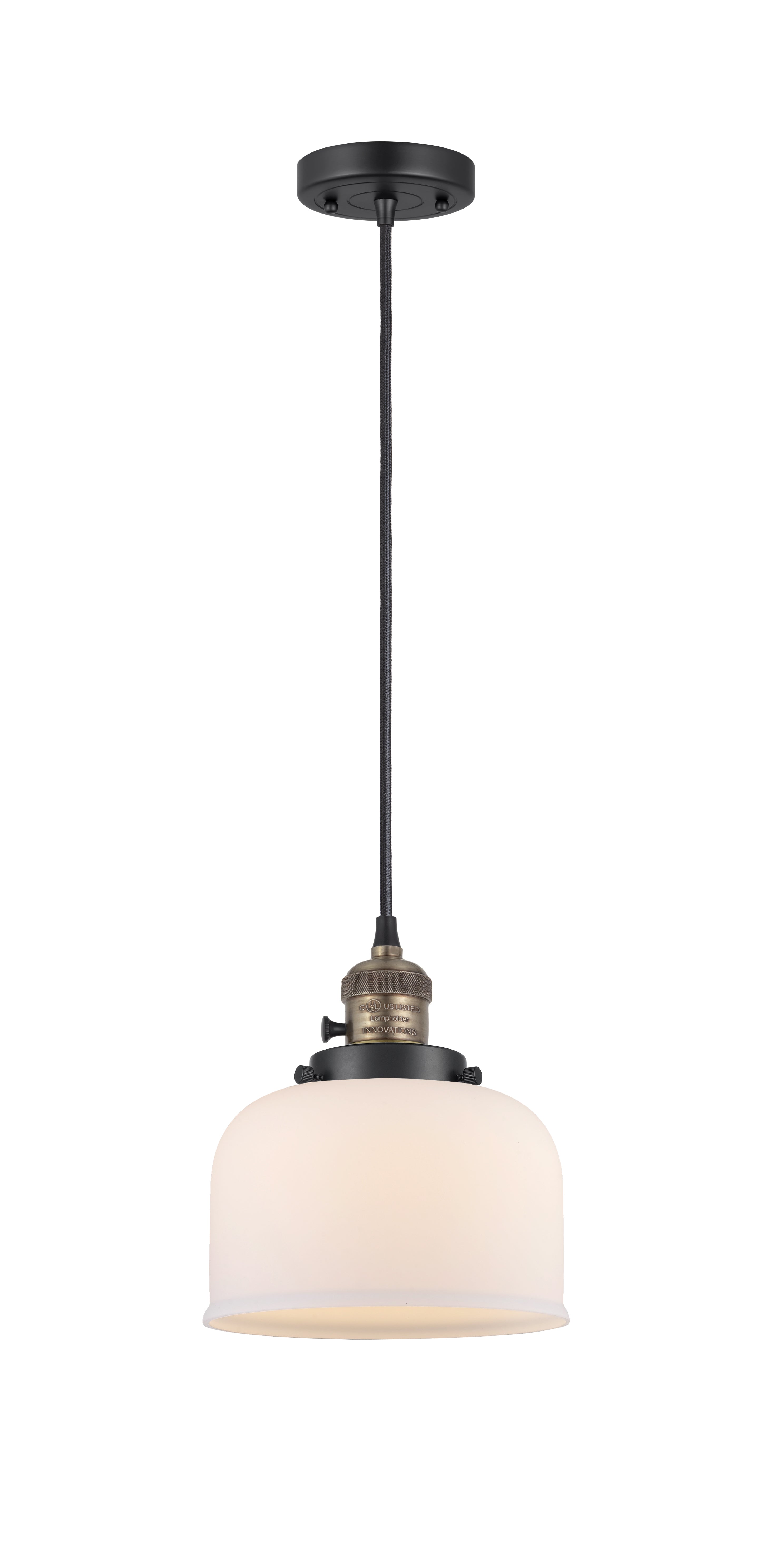Franklin Restoration Mini Pendant Antique Brass