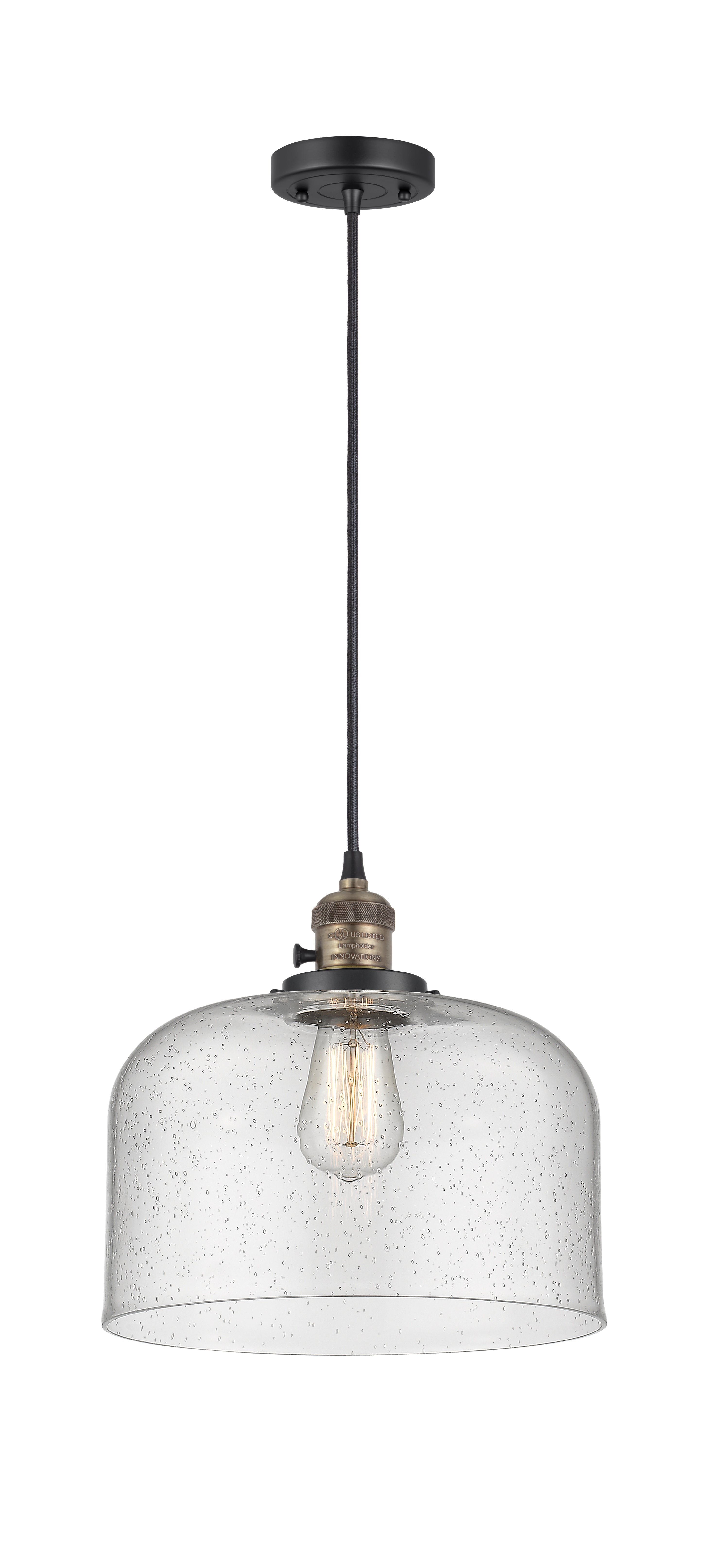 Franklin Restoration Mini Pendant Antique Brass