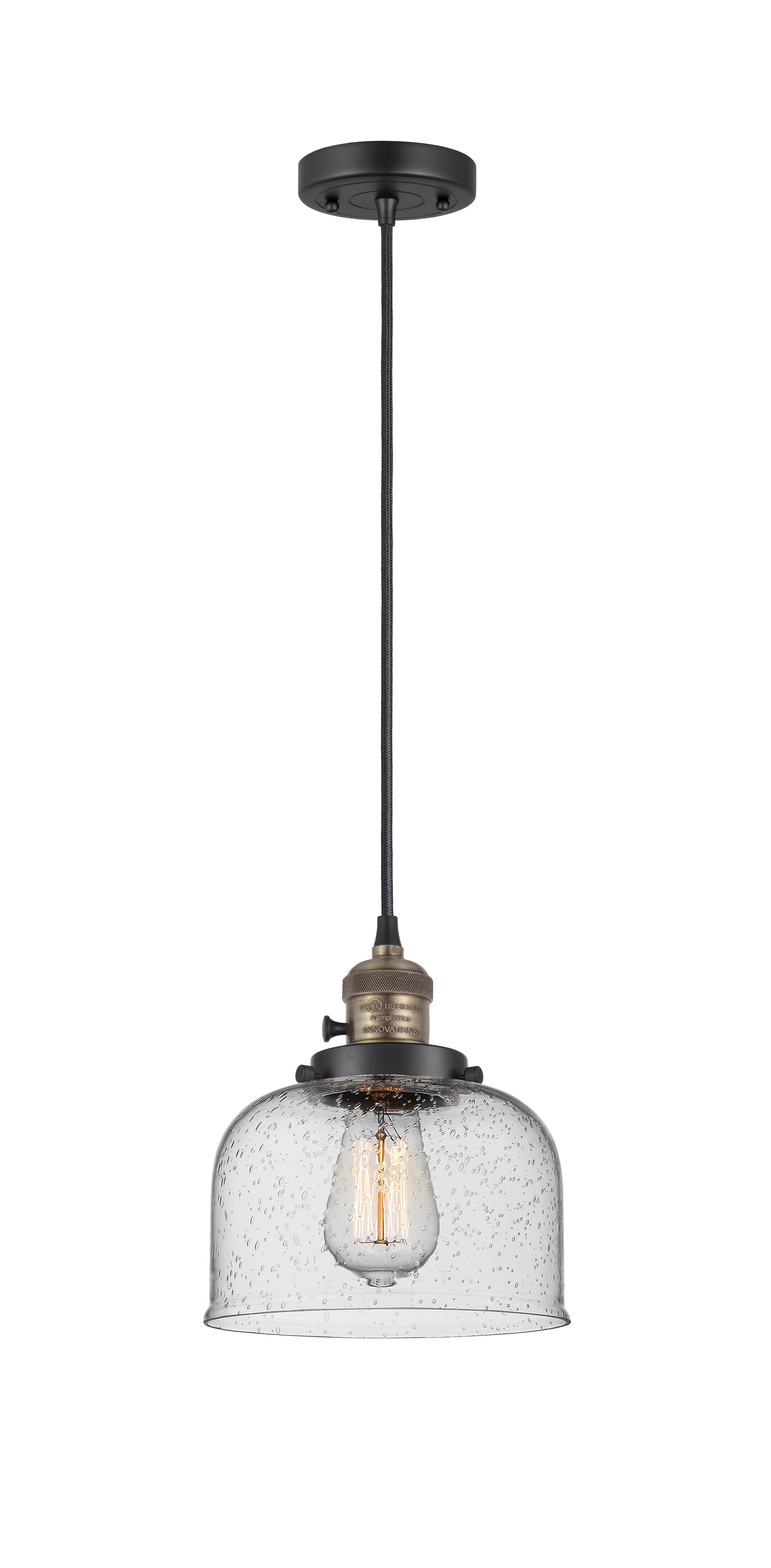Franklin Restoration Mini Pendant Antique Brass