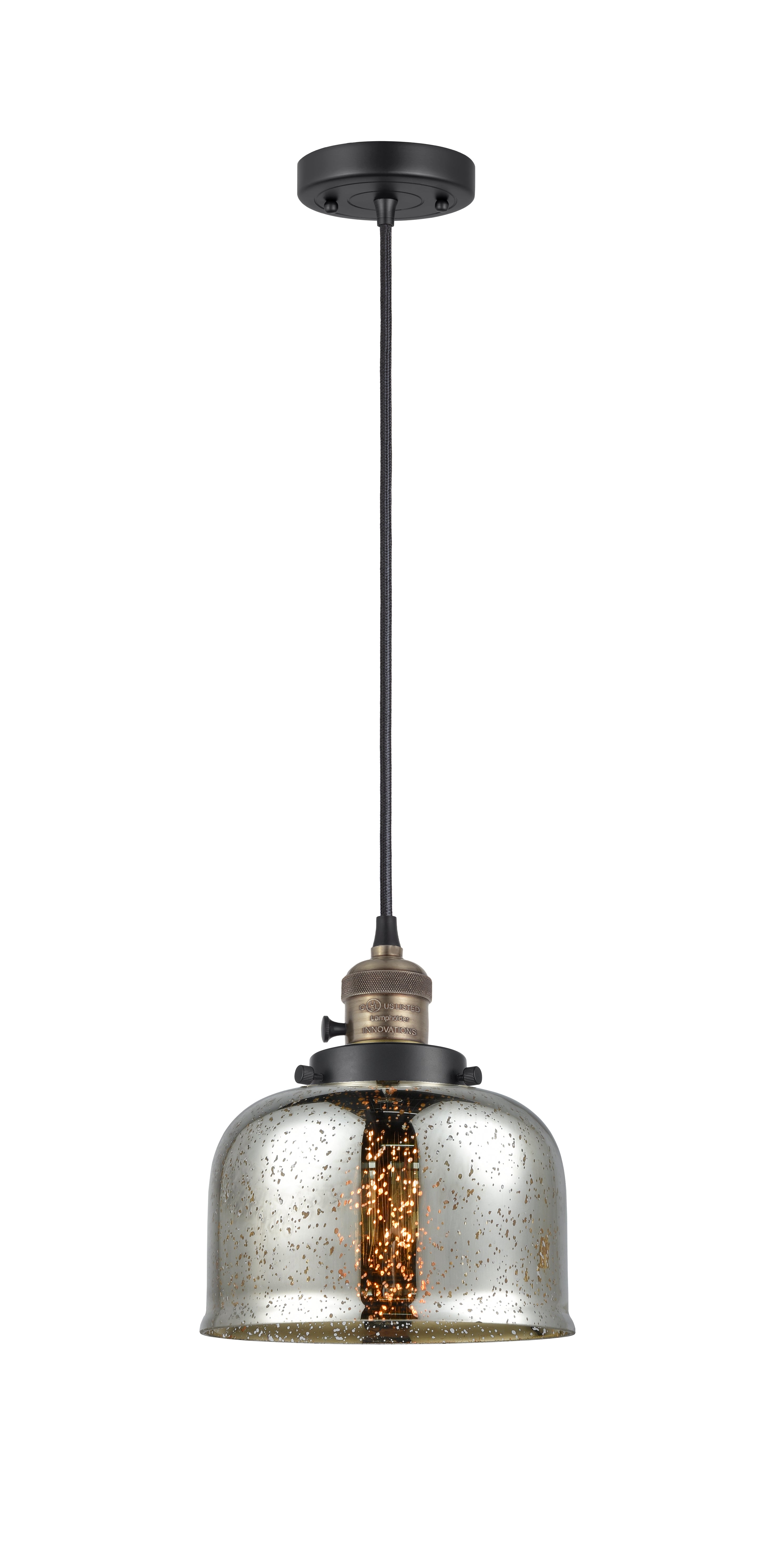 Franklin Restoration Mini Pendant Antique Brass