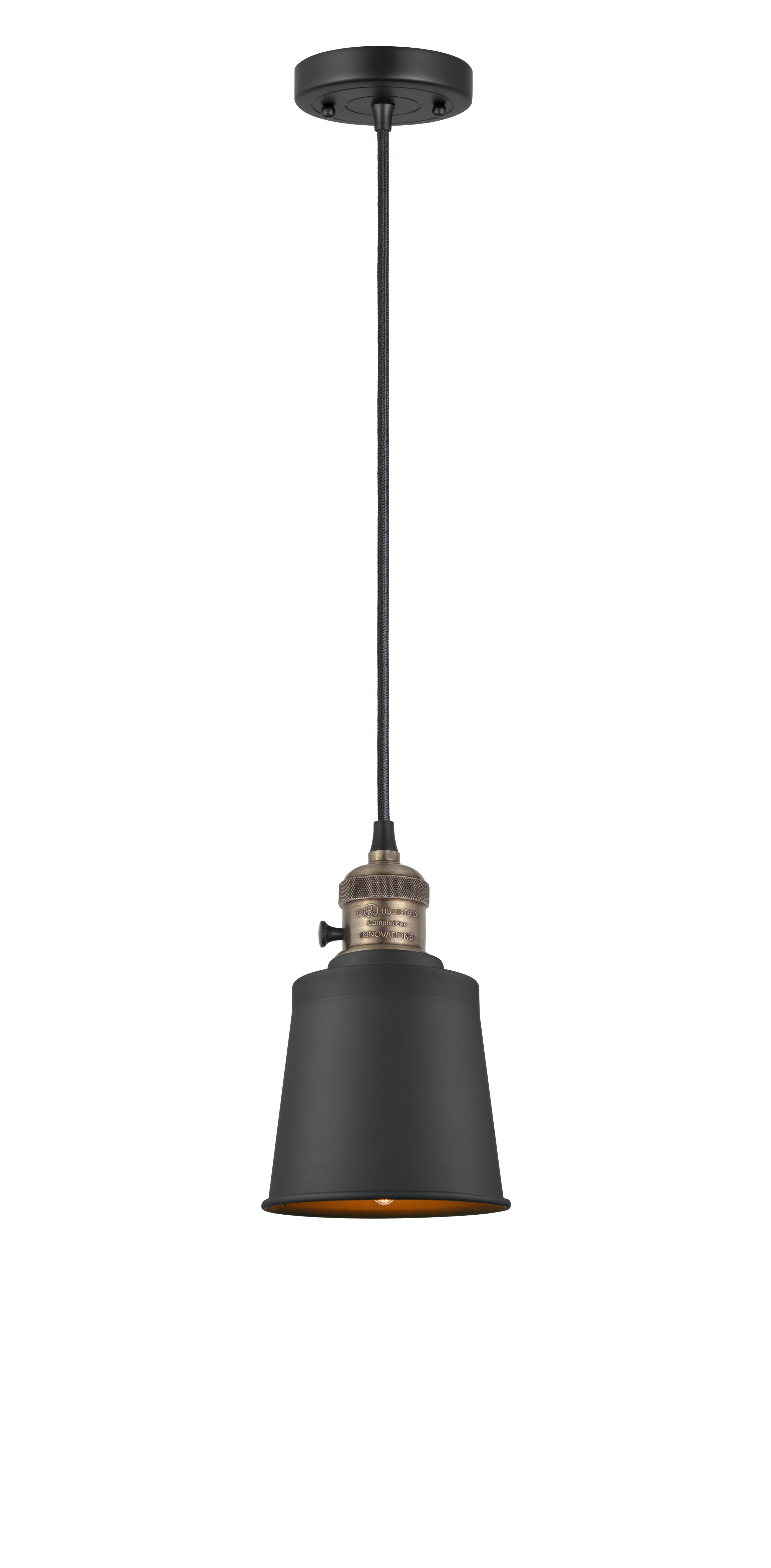 Franklin Restoration Mini Pendant Antique Brass