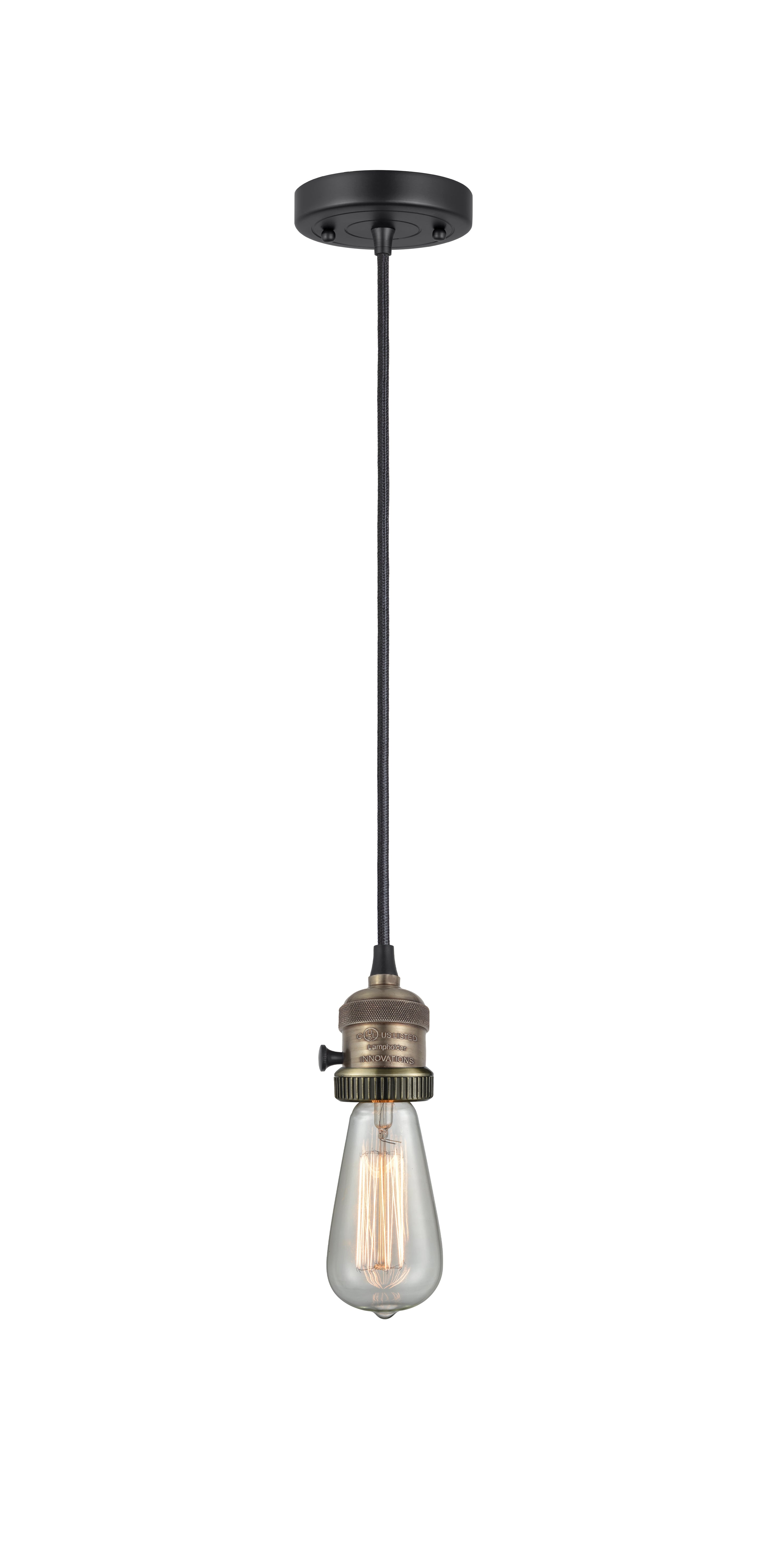 Franklin Restoration Mini Pendant Antique Brass