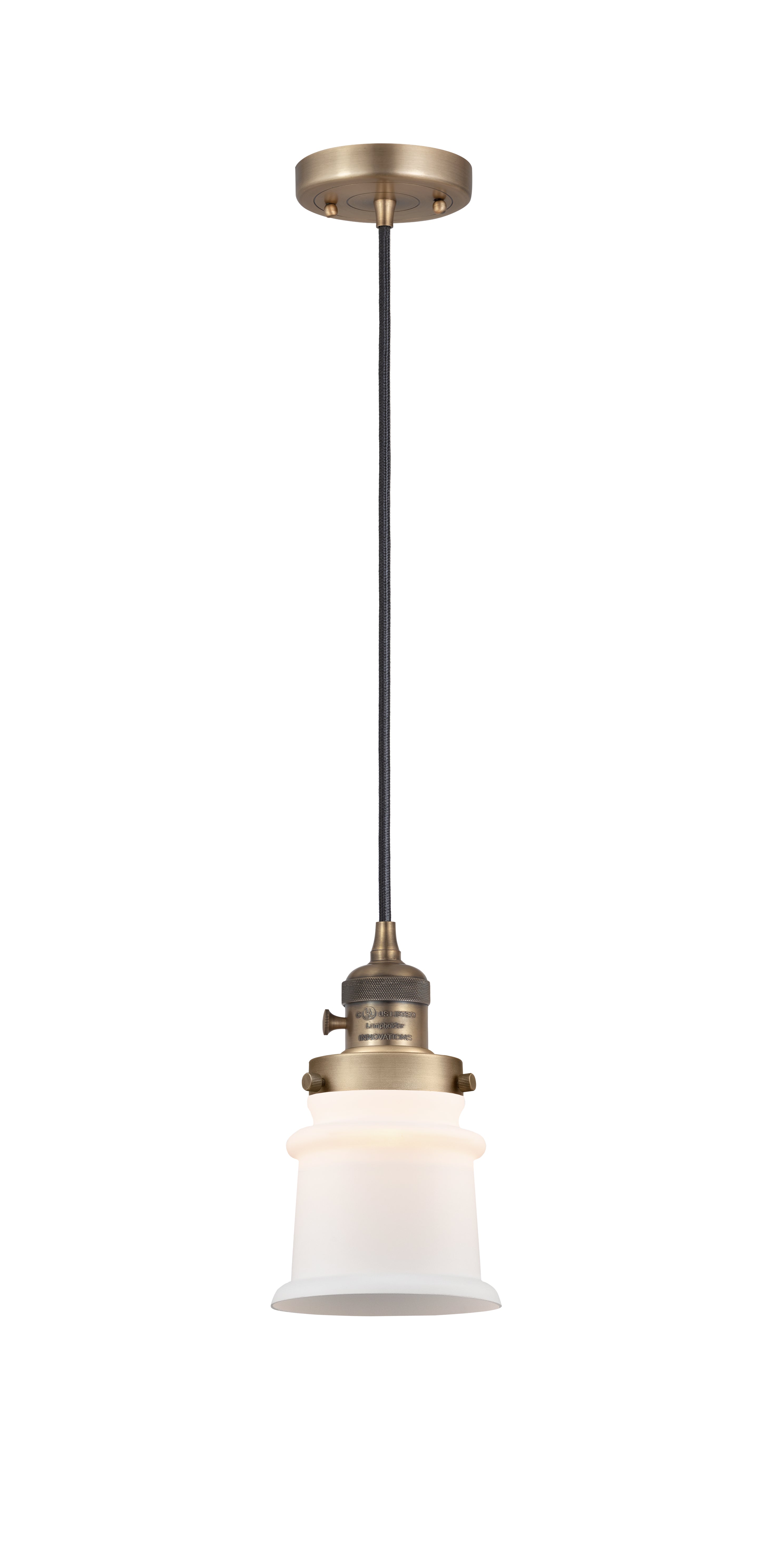 Franklin Restoration Mini Pendant Cast Brass