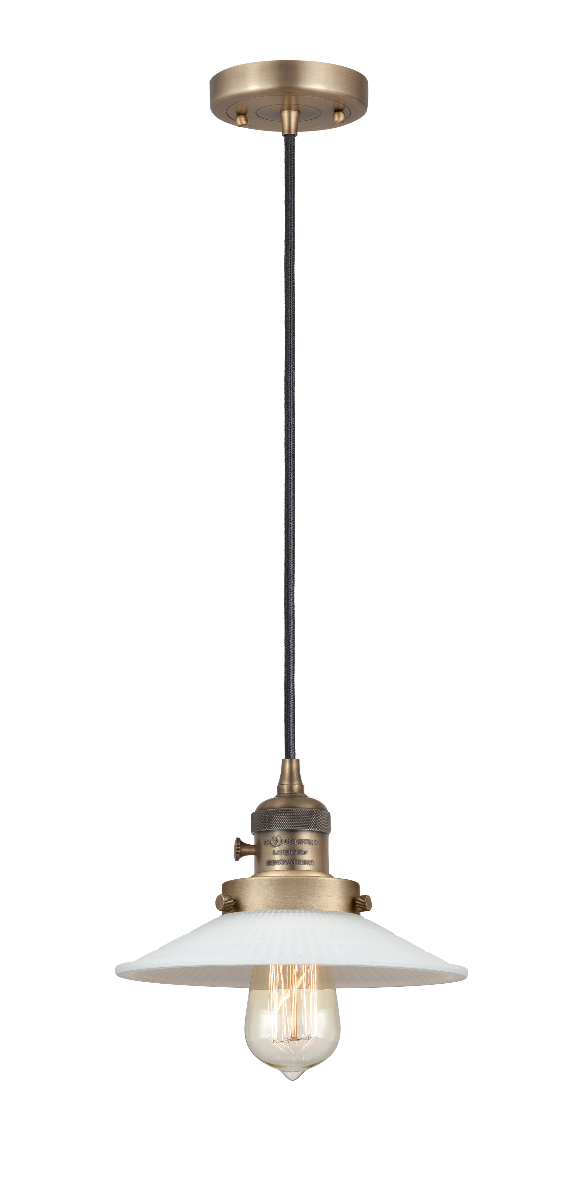 Franklin Restoration Mini Pendant Antique Brass
