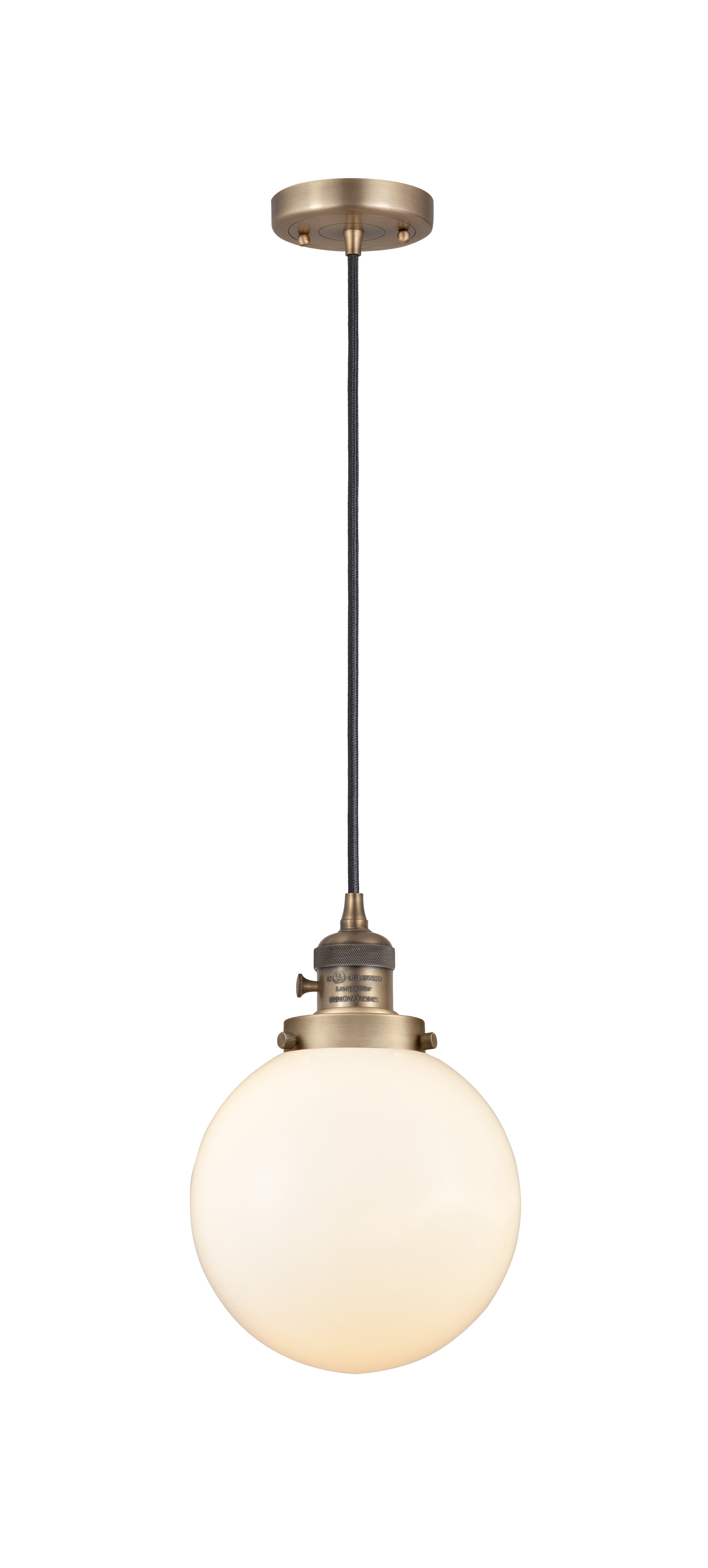 Franklin Restoration Mini Pendant Antique Brass