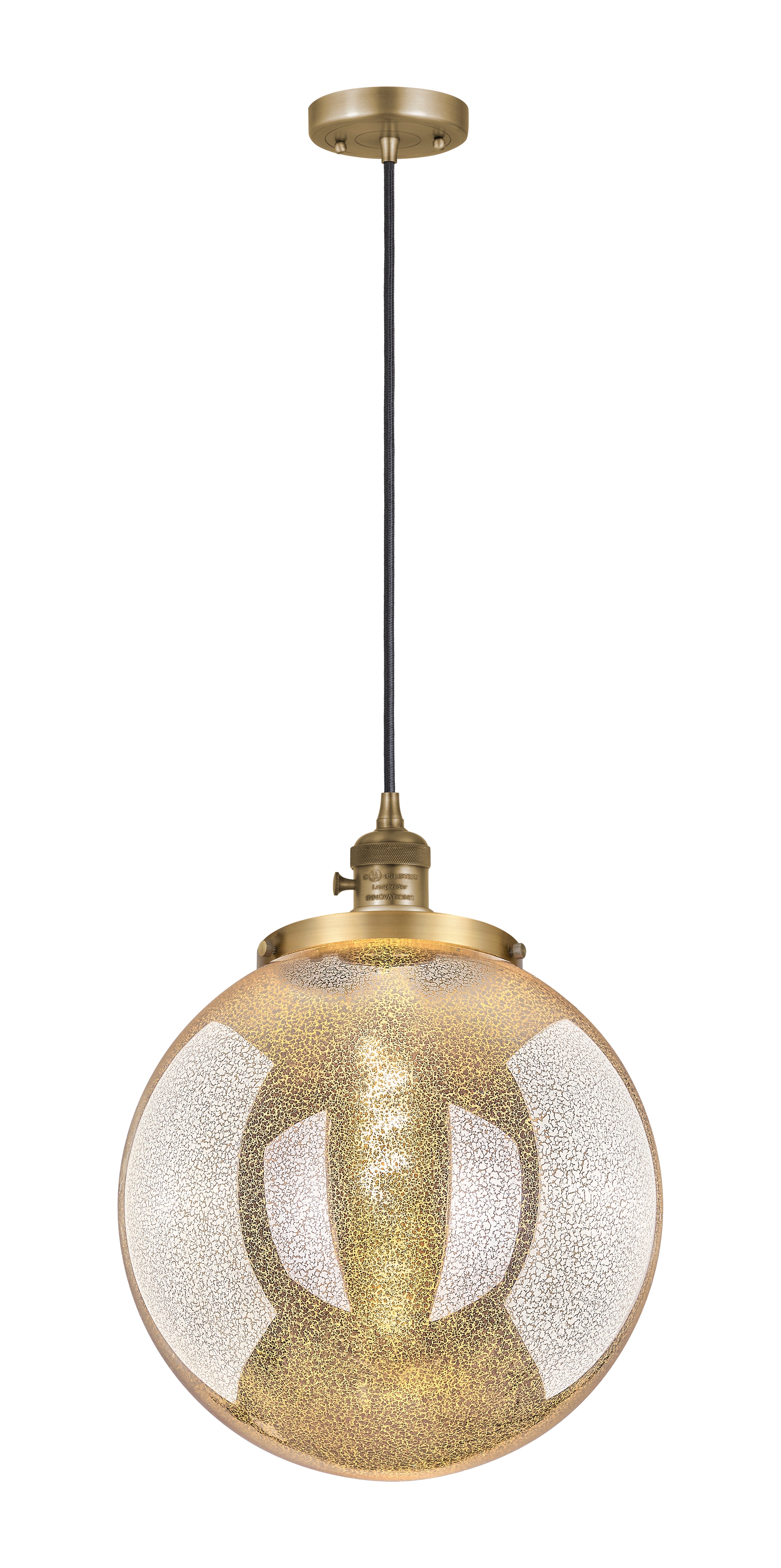 Franklin Restoration Mini Pendant Antique Brass