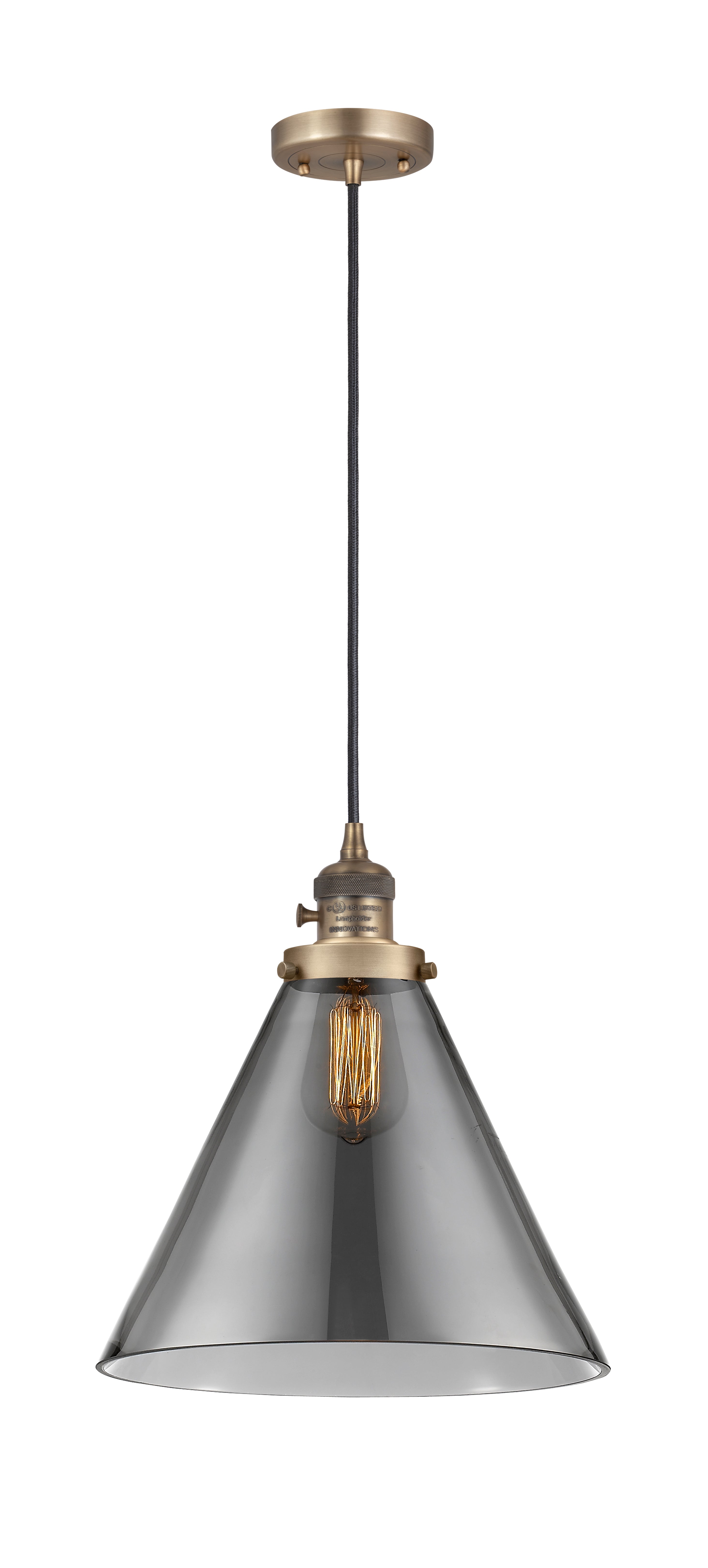Franklin Restoration Mini Pendant Antique Brass