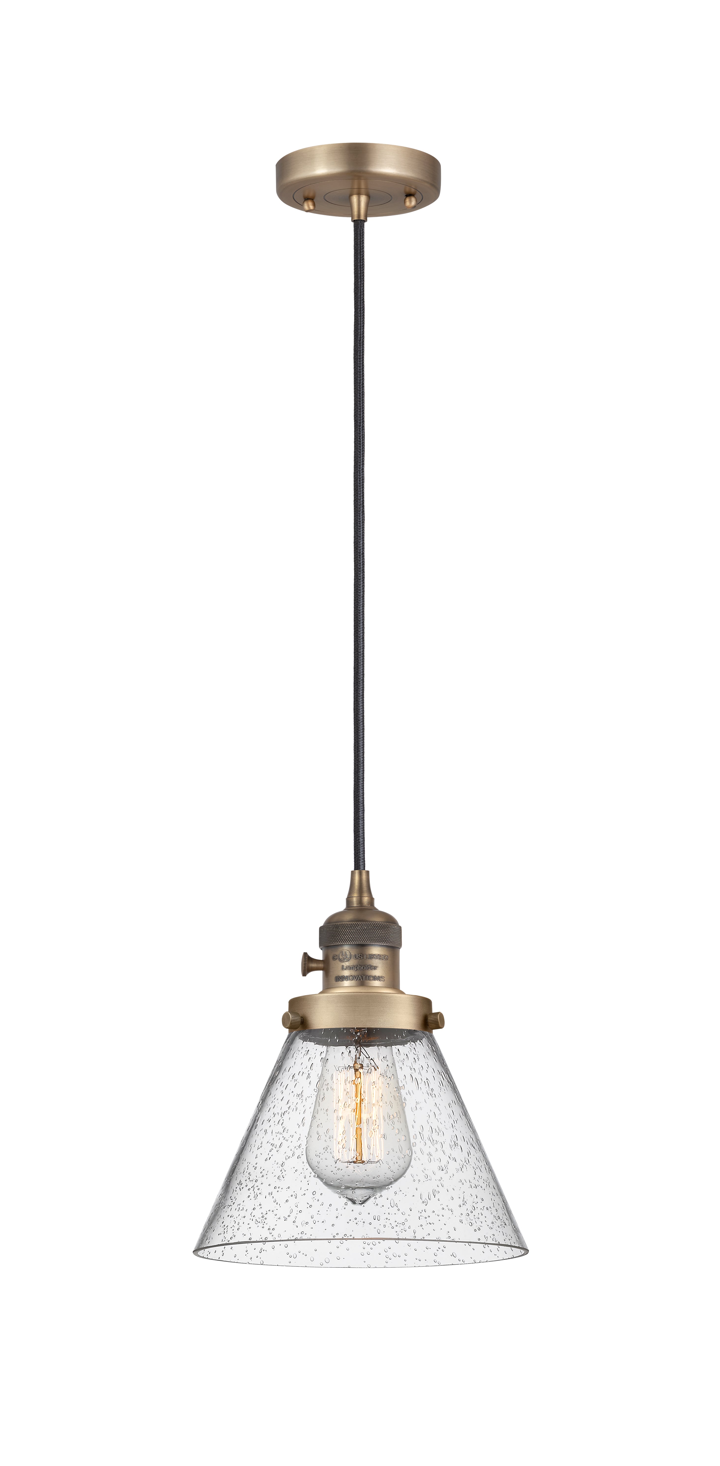 Franklin Restoration Cast Brass Pendant