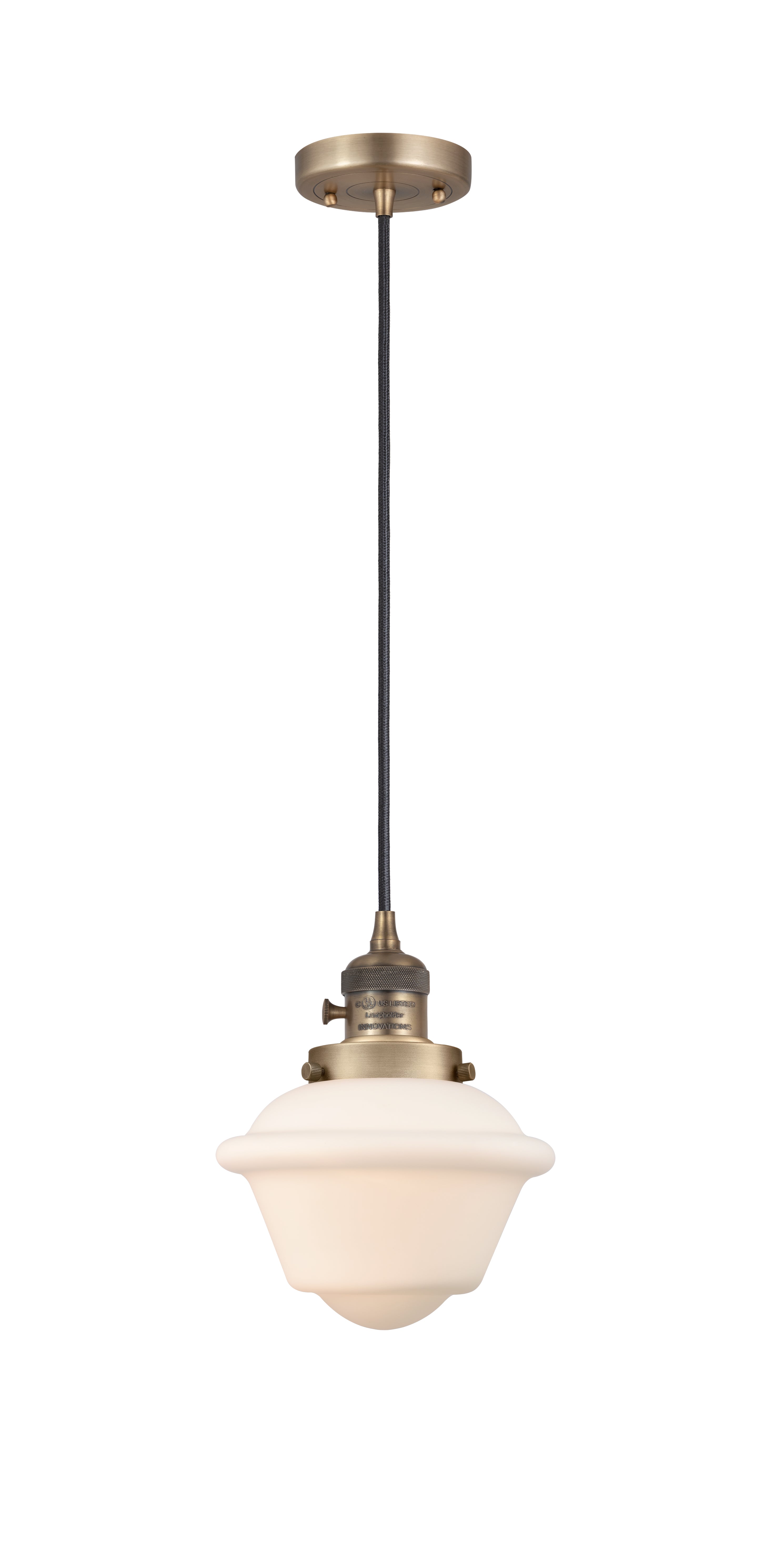 Franklin Restoration Mini Pendant Antique Brass