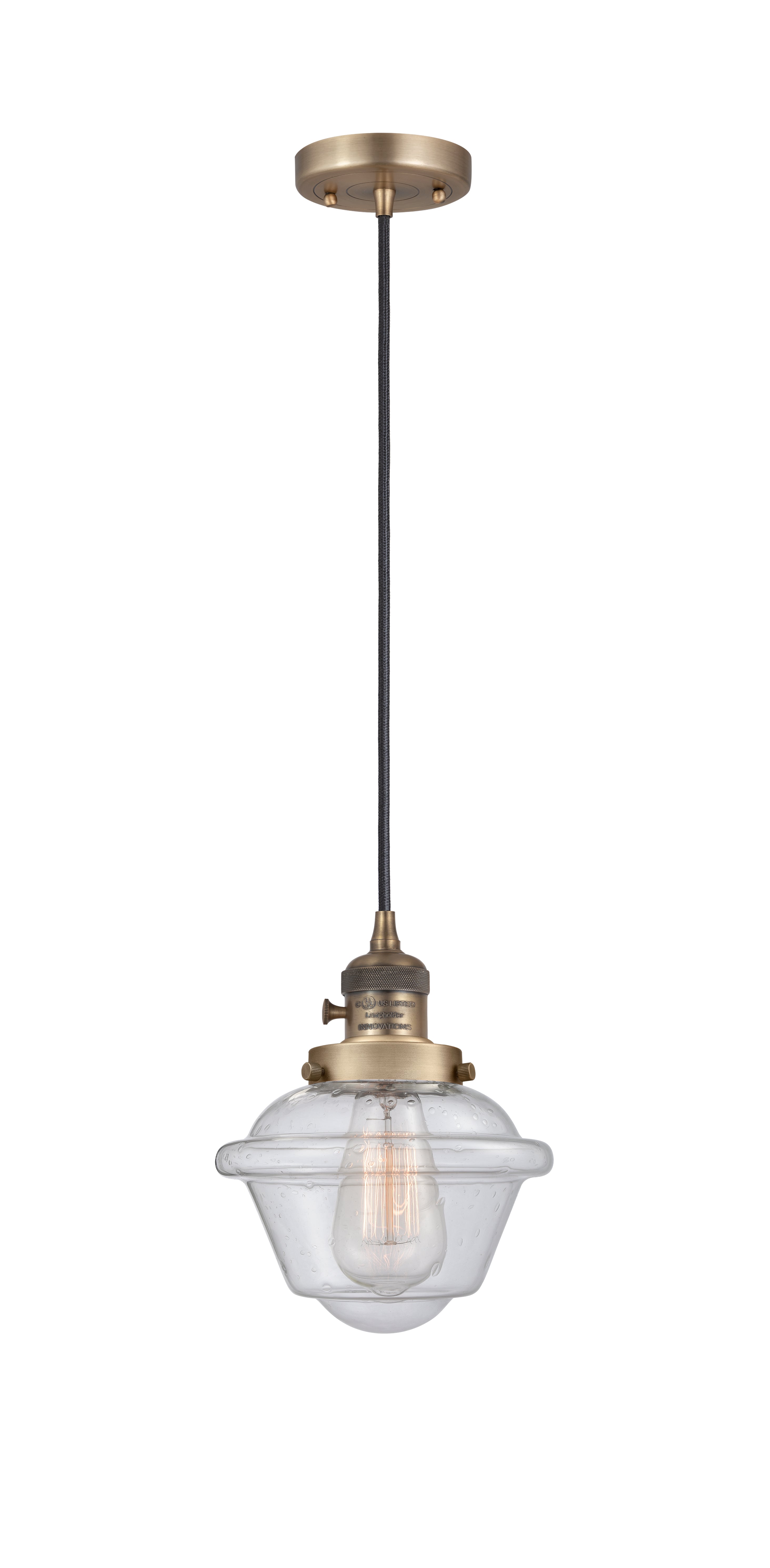 Franklin Restoration Mini Pendant Antique Brass