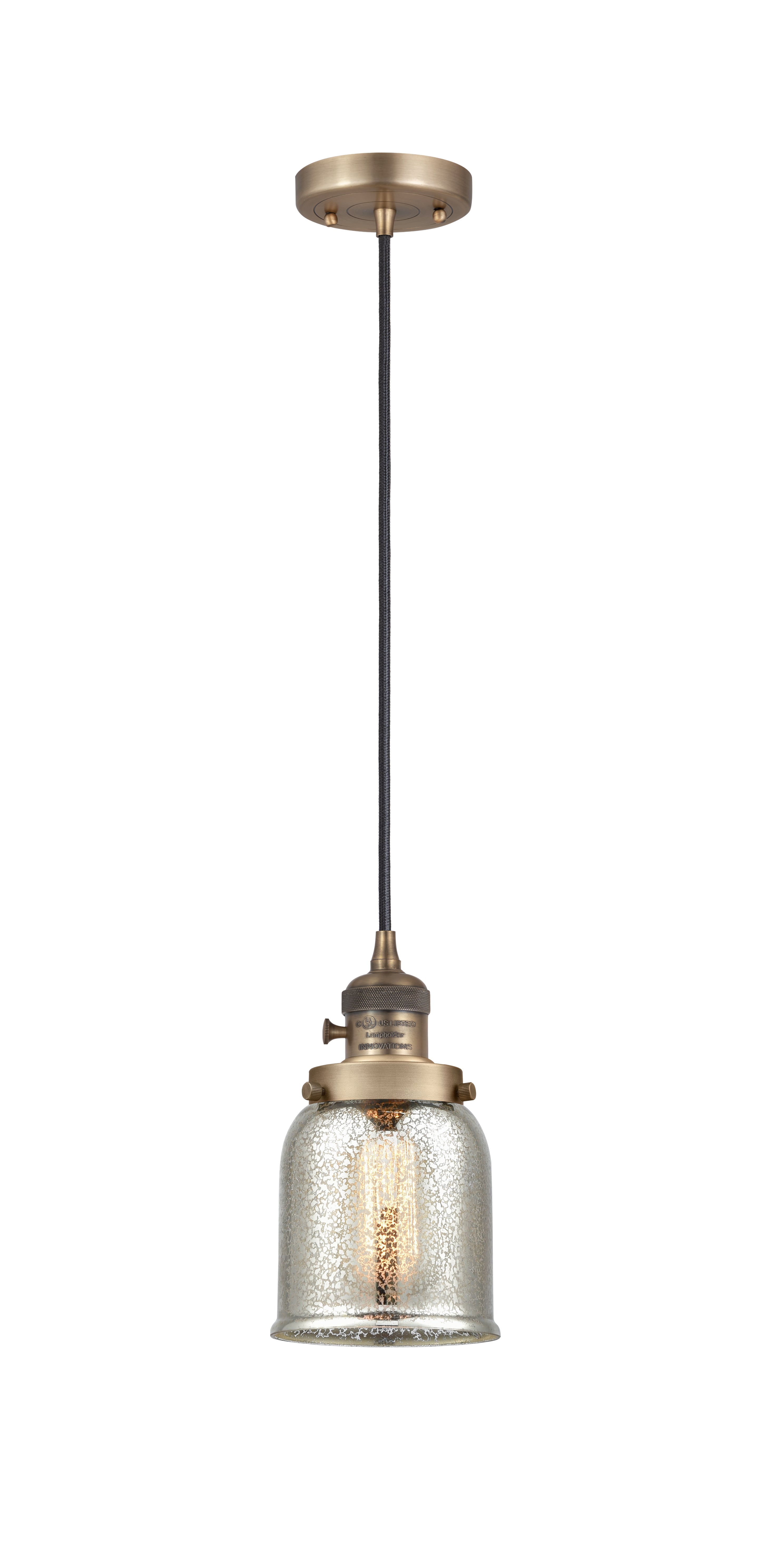 Franklin Restoration Mini Pendant Antique Brass