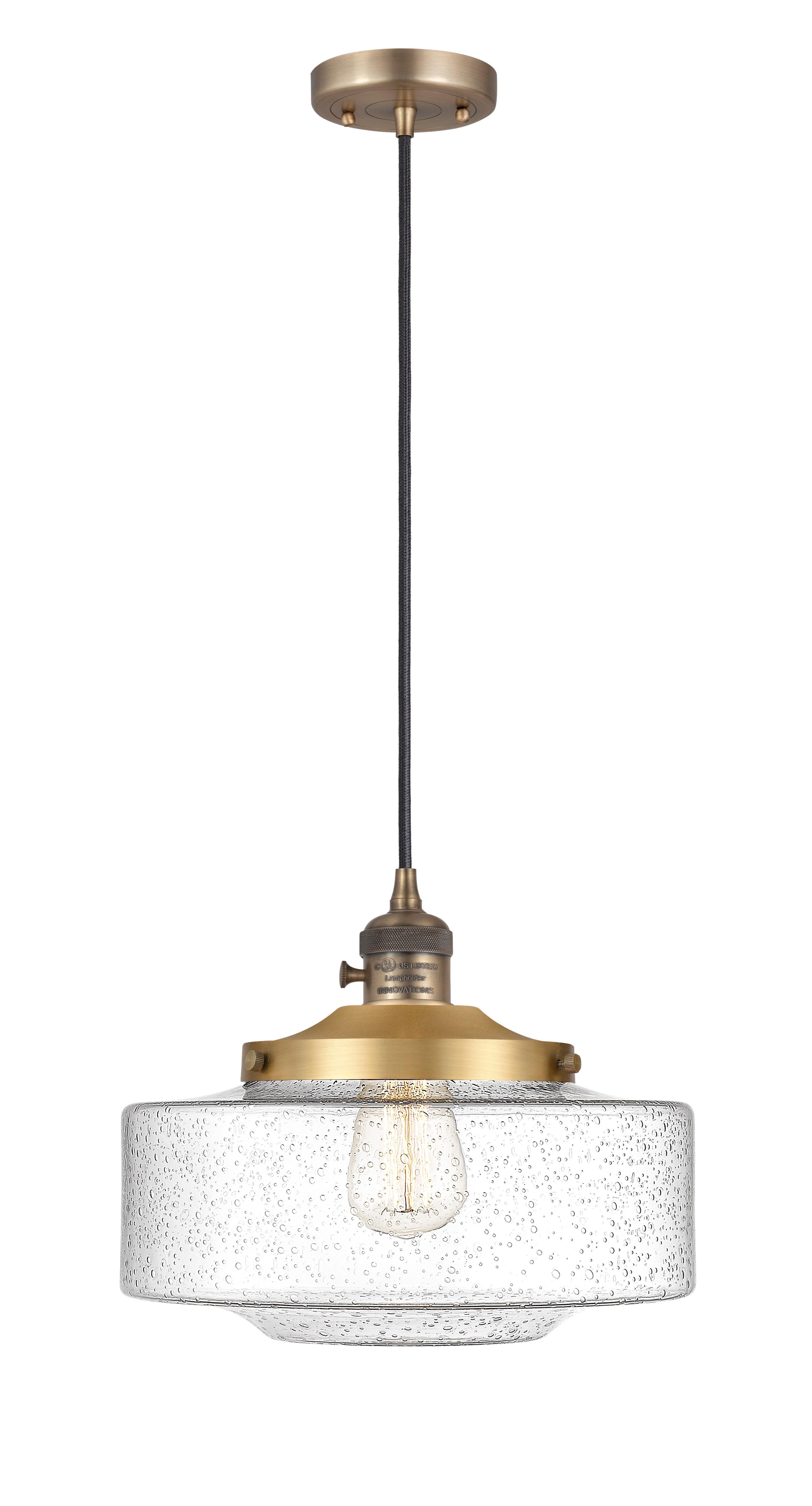 Franklin Restoration Mini Pendant Antique Brass