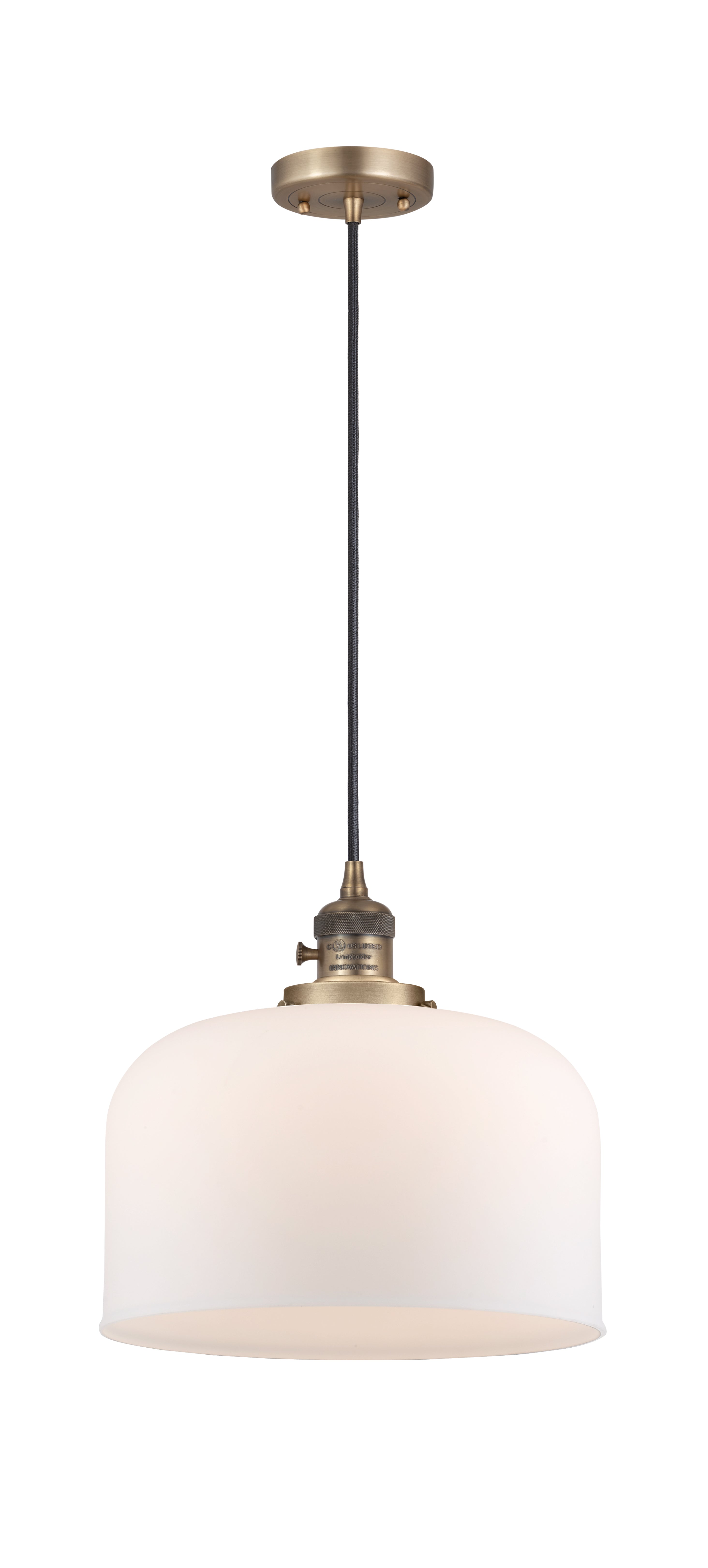 Franklin Restoration Mini Pendant Antique Brass