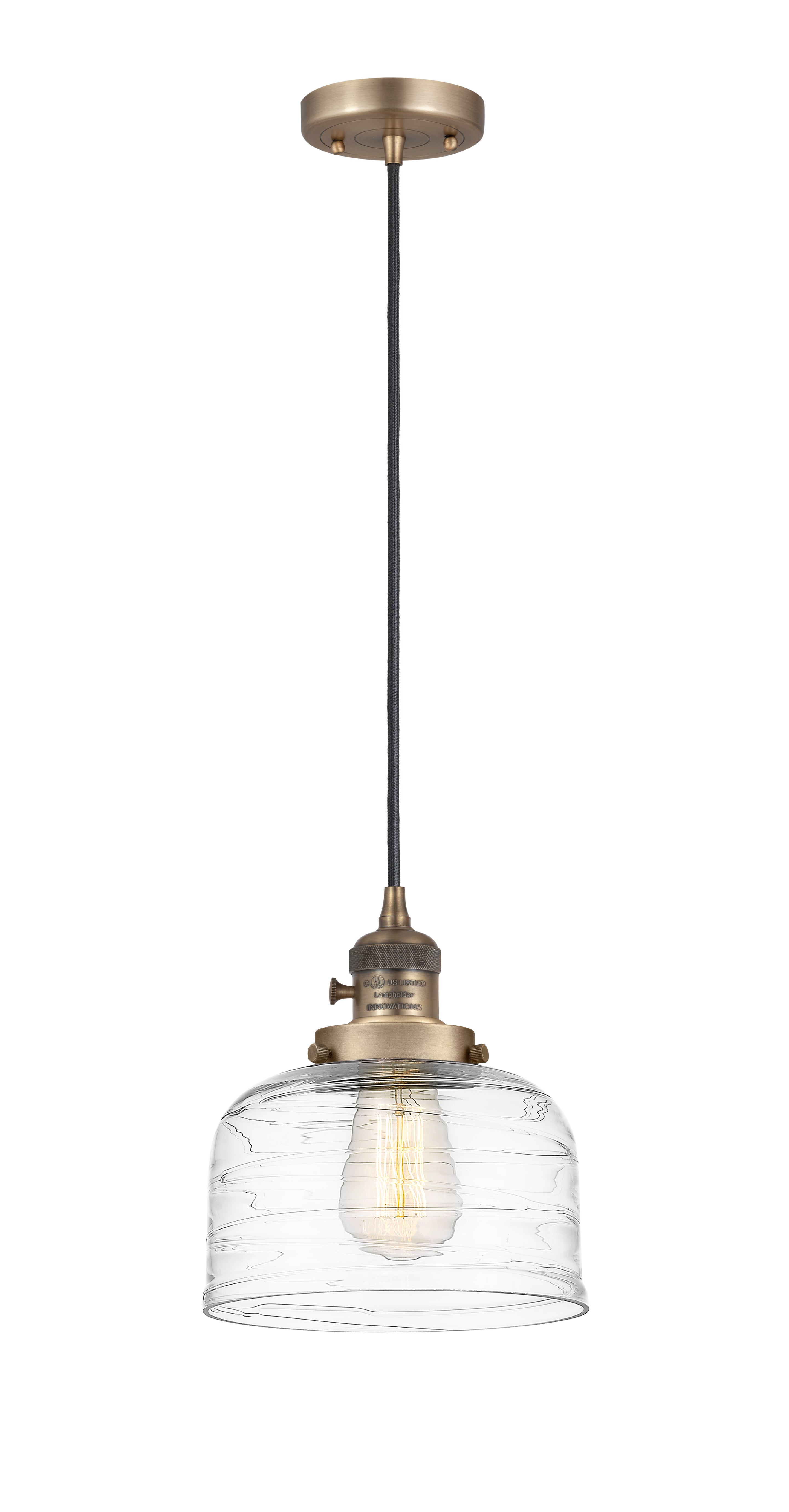 Franklin Restoration Mini Pendant Antique Brass