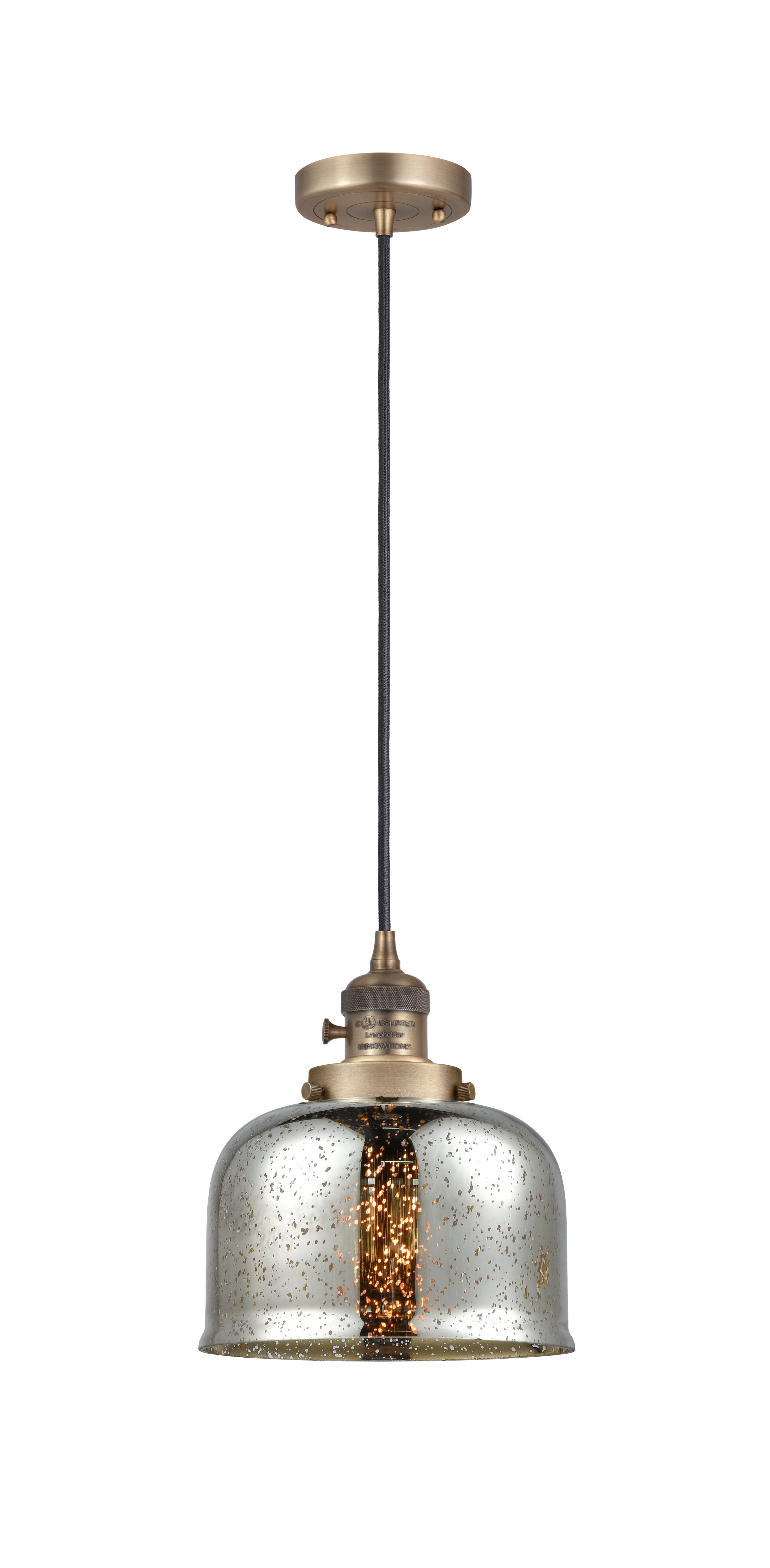 Franklin Restoration Mini Pendant Antique Brass