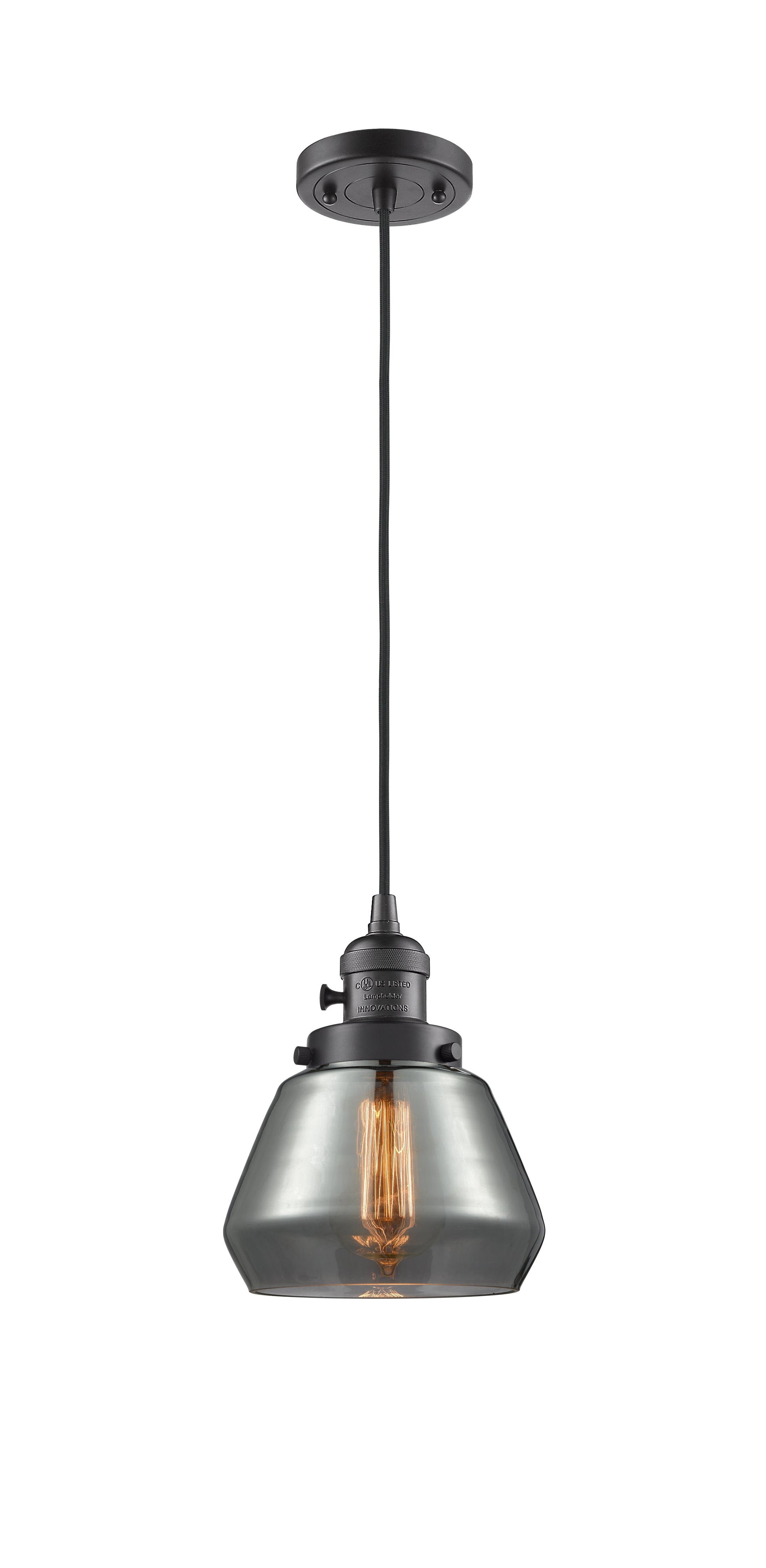 Franklin Restoration Mini Pendant 7 Inch Brass