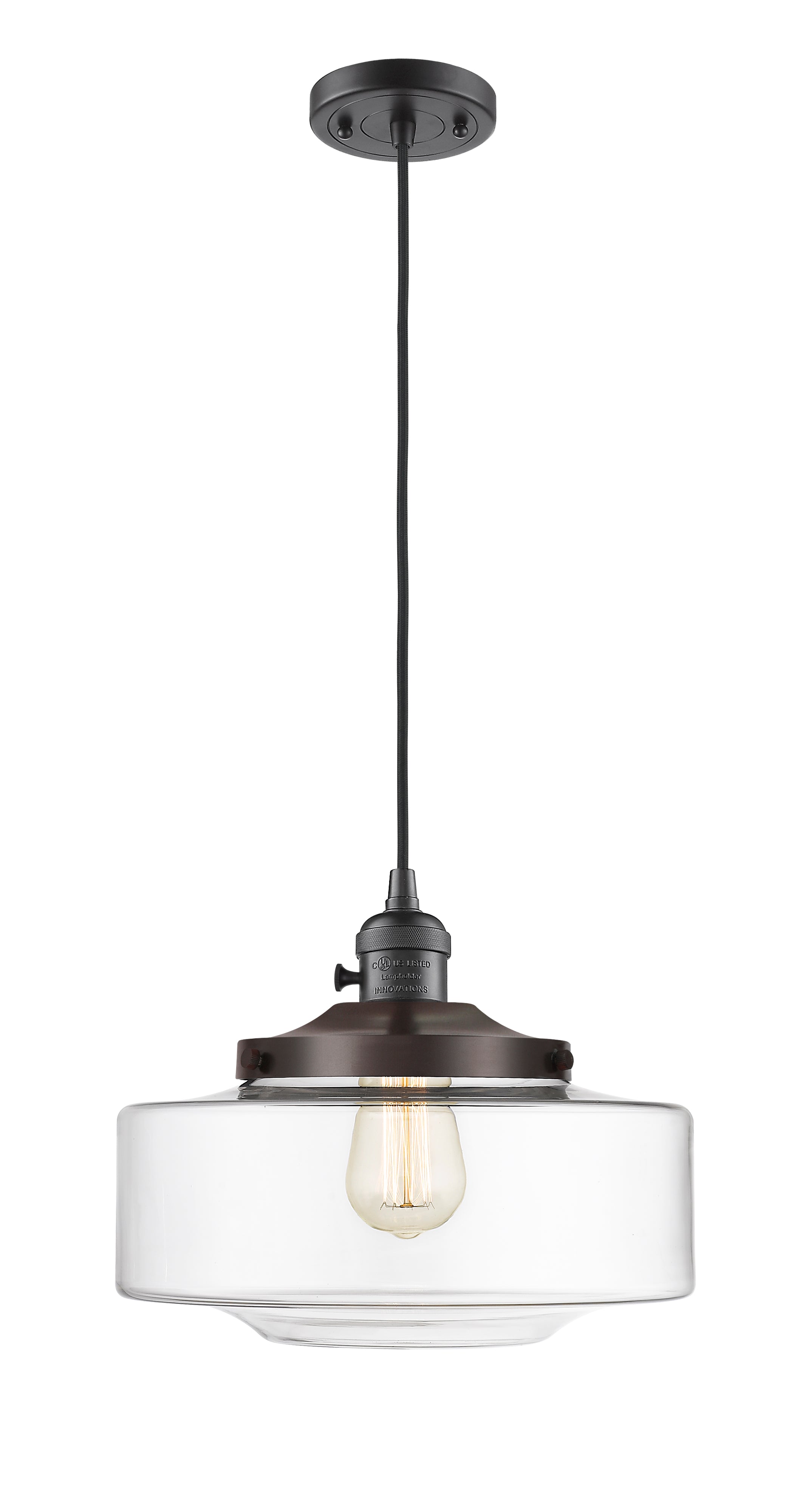 Franklin Restoration Mini Pendant Antique Brass