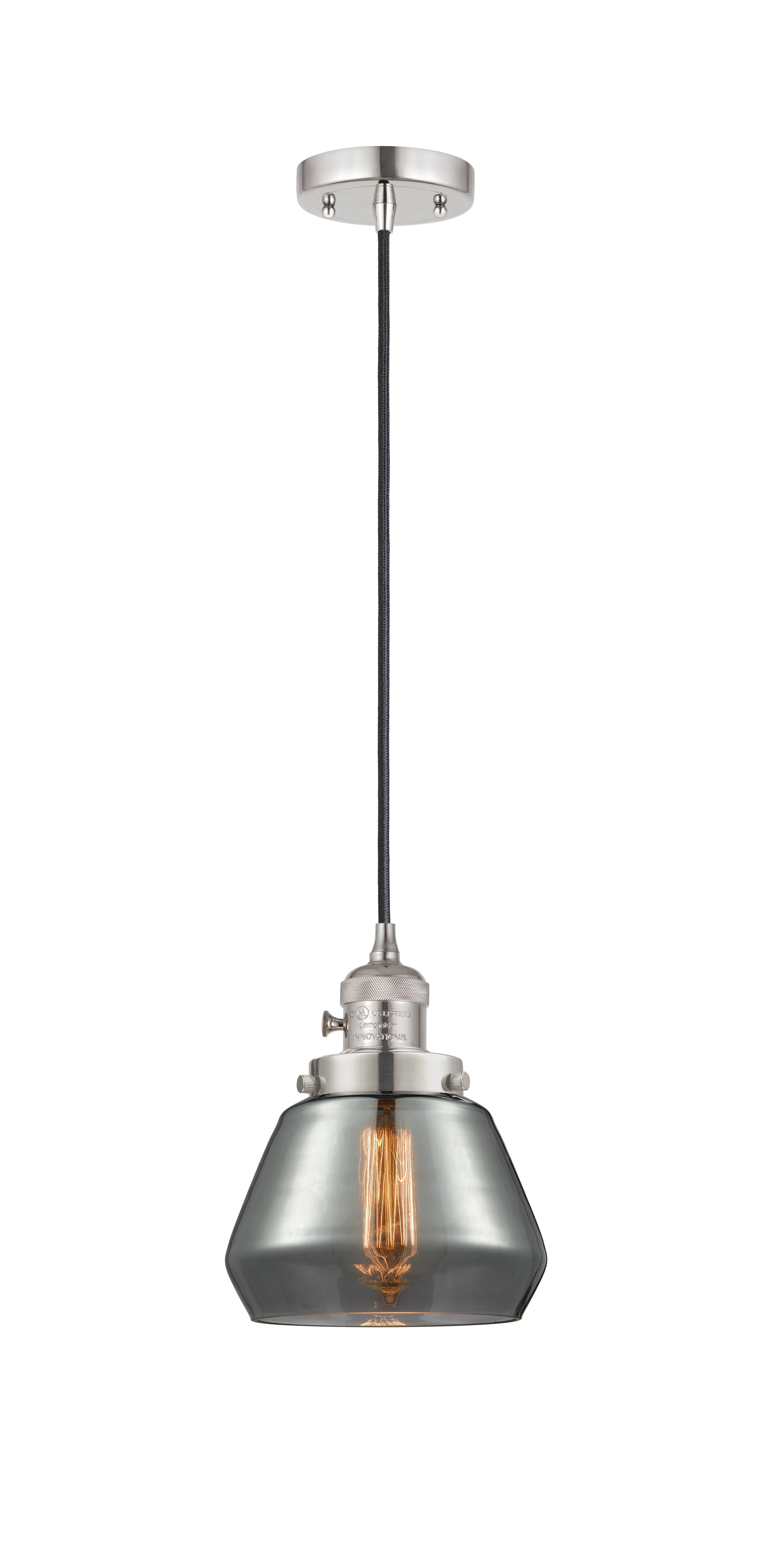 Franklin Restoration Mini Pendant 7 Inch Brass