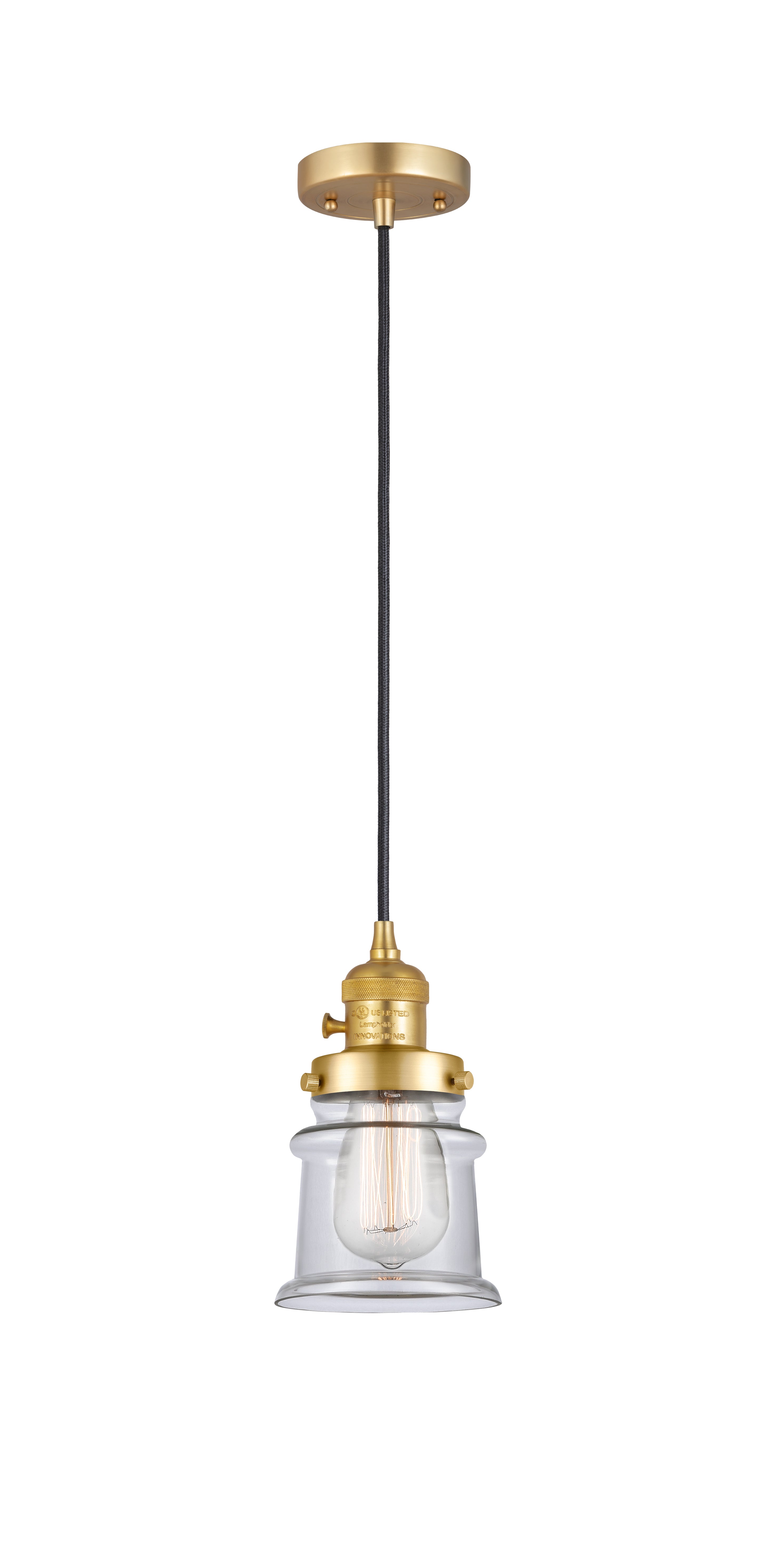 Franklin Restoration Mini Pendant Cast Brass