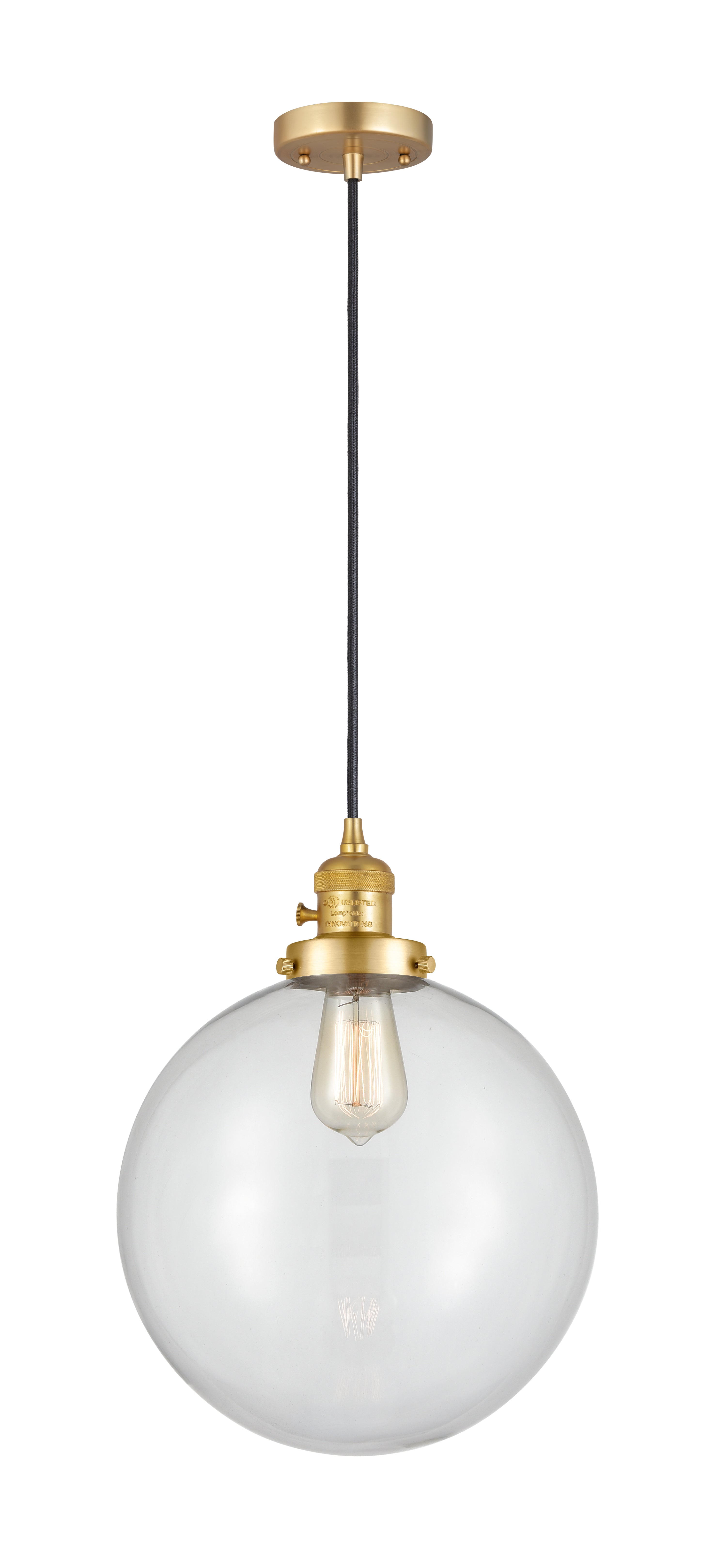 Franklin Restoration Mini Pendant Antique Brass