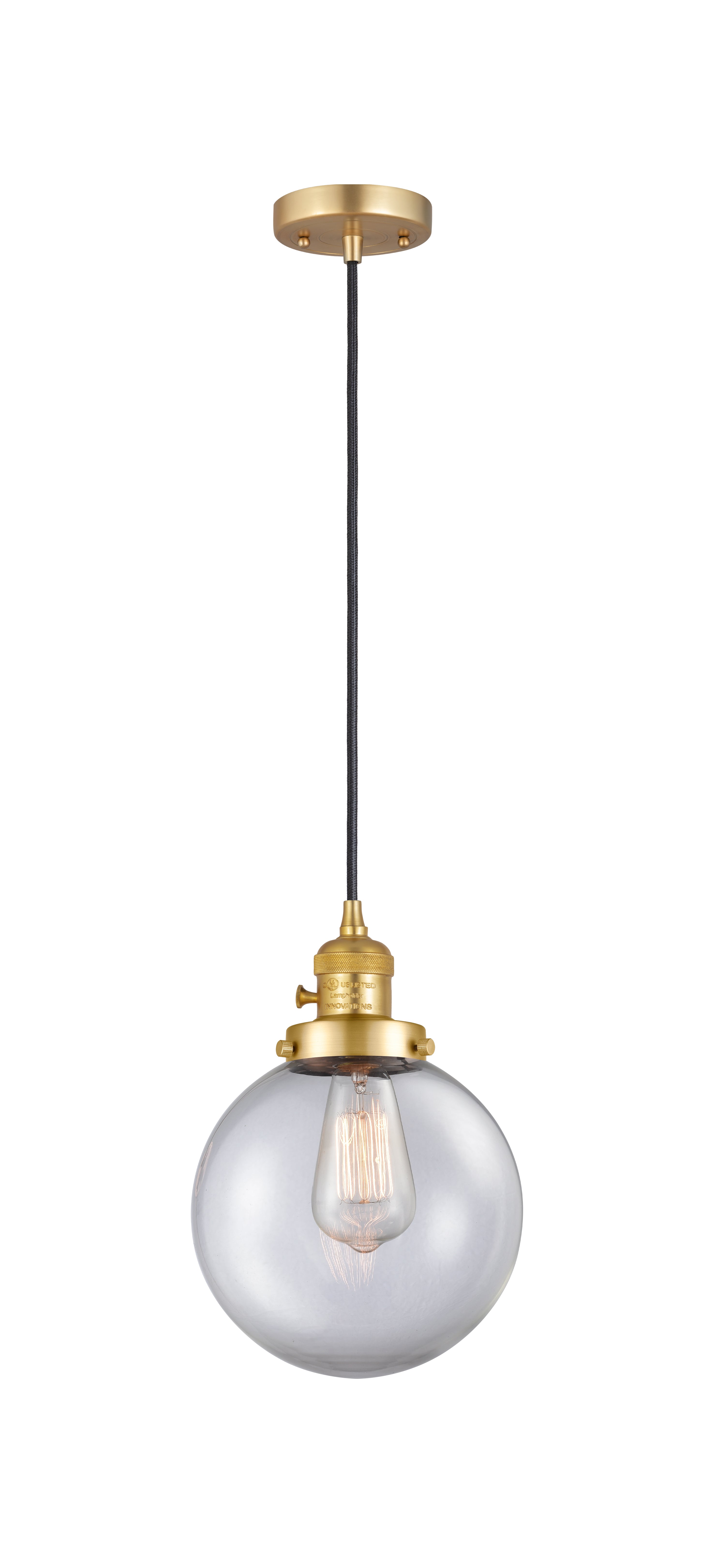 Franklin Restoration Mini Pendant Antique Brass