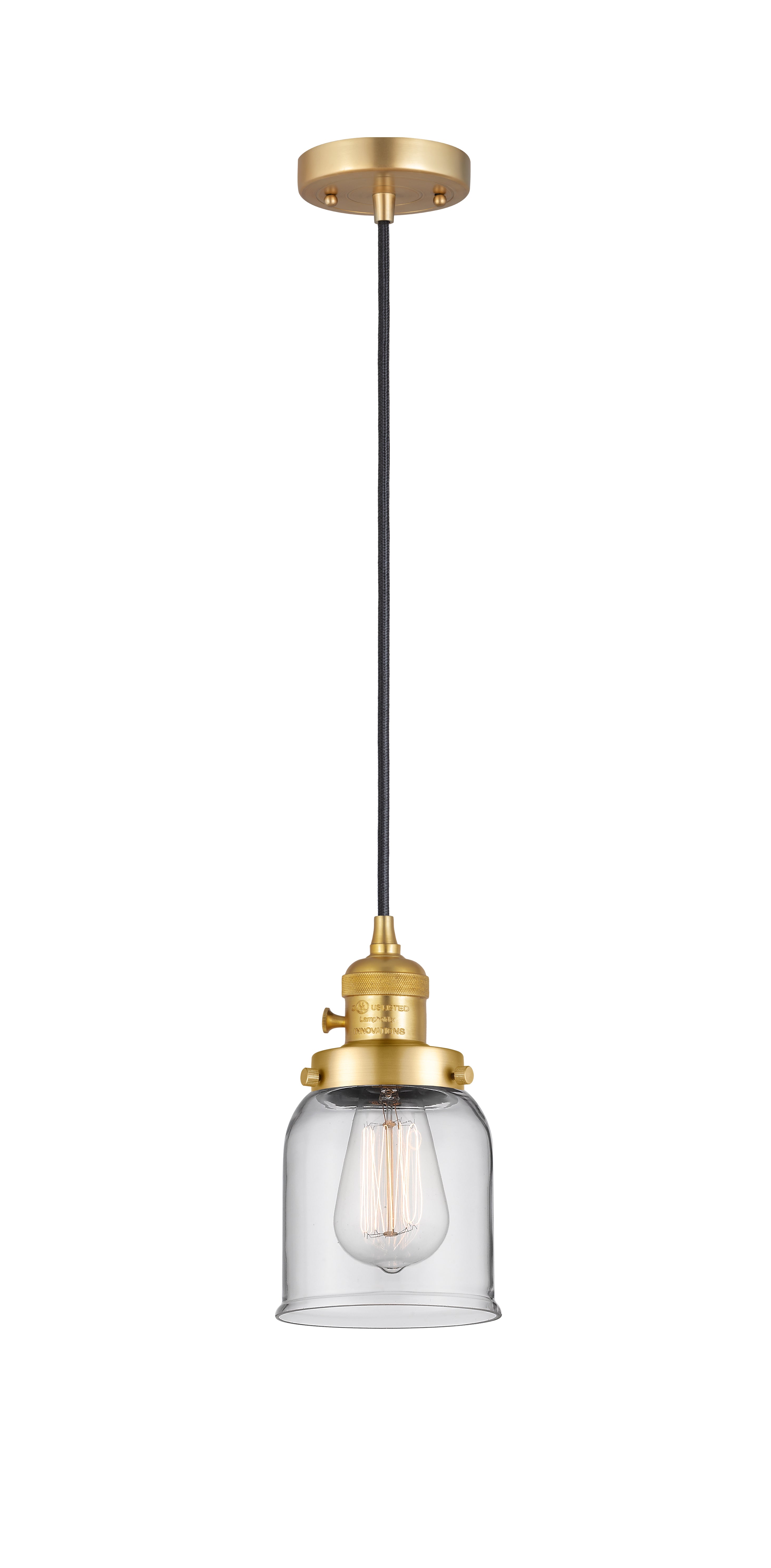 Franklin Restoration Mini Pendant Brass