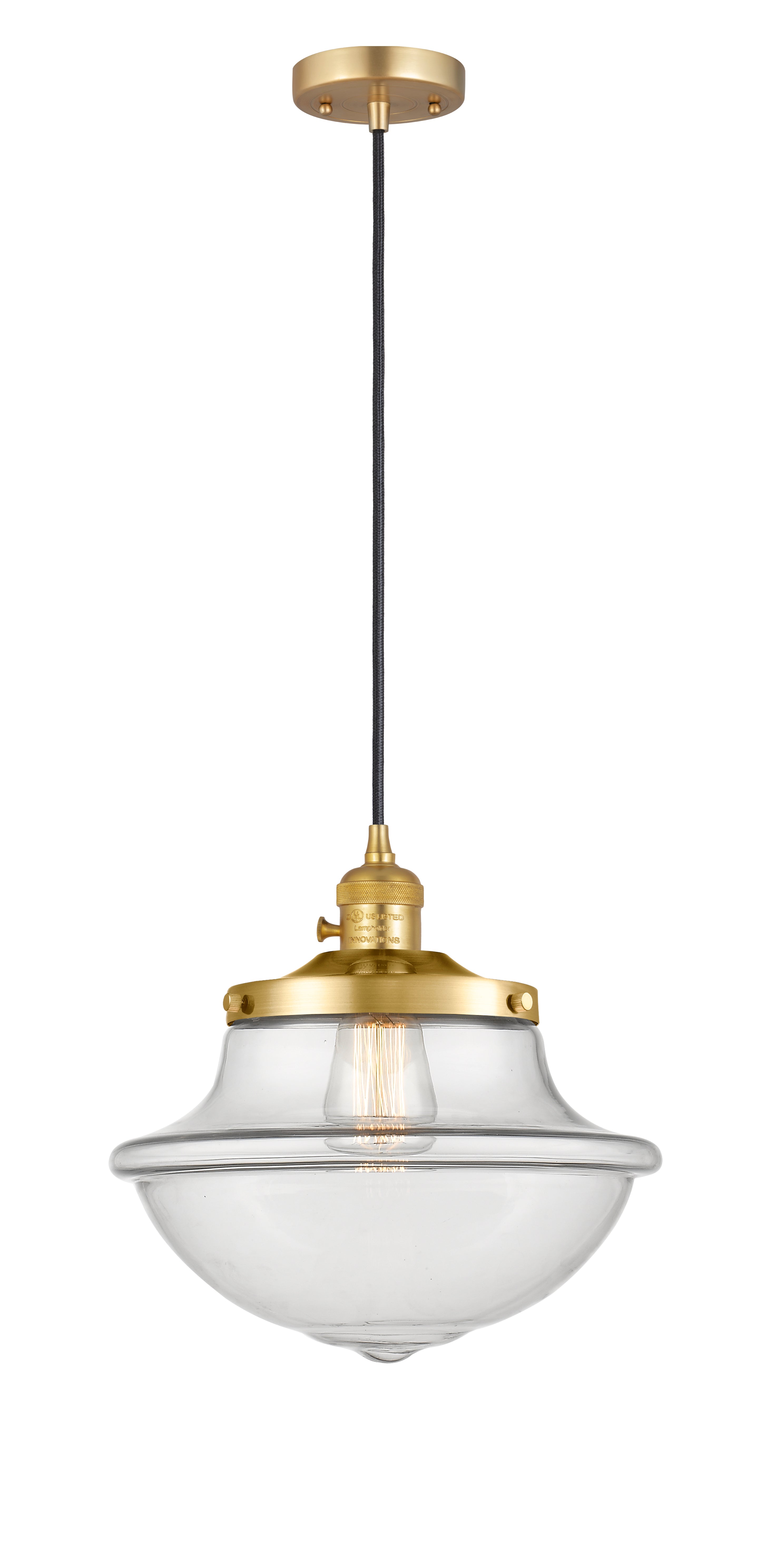 Franklin Restoration Mini Pendant Antique Brass