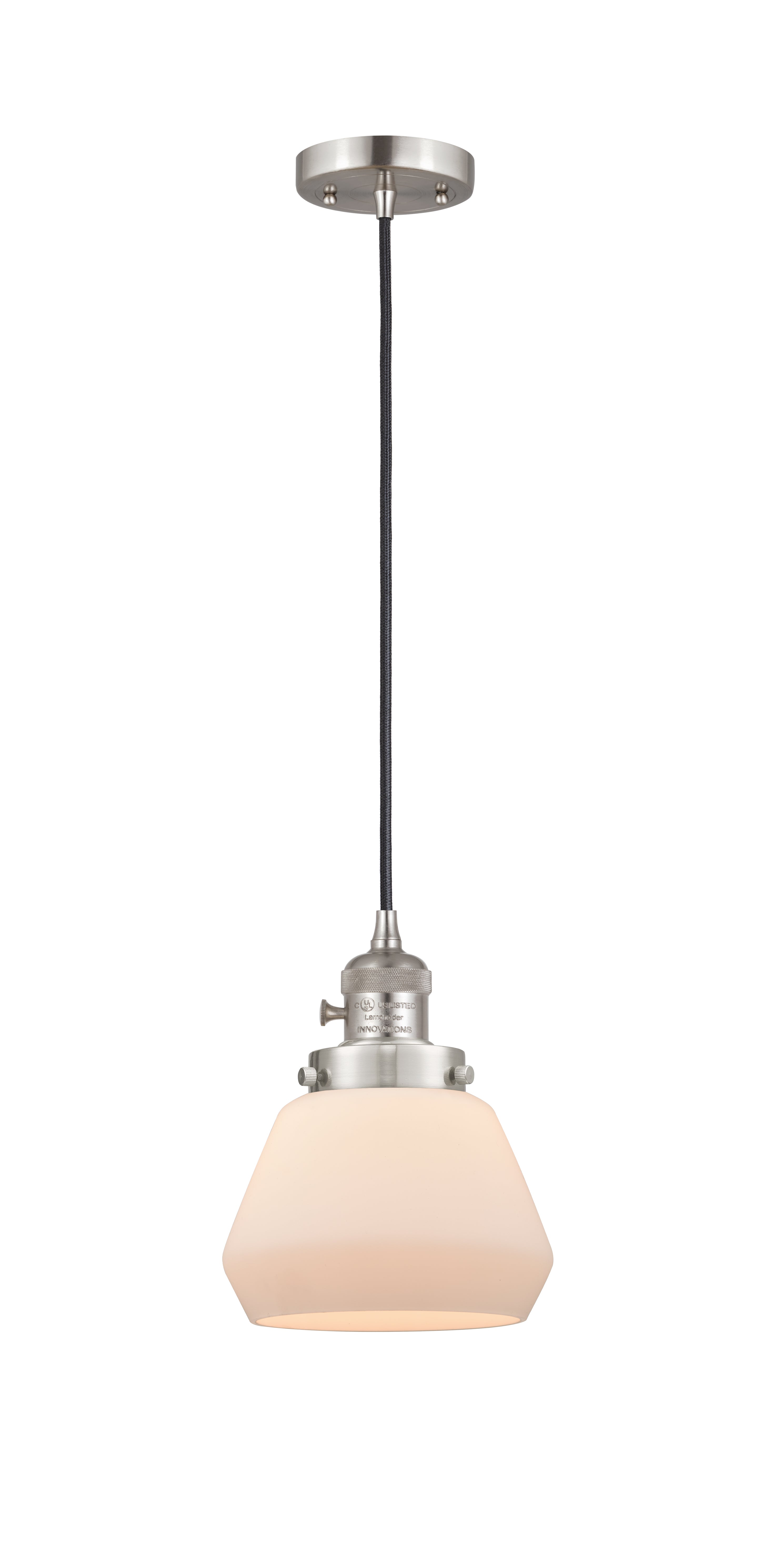 Franklin Restoration Mini Pendant 7 Inch Brass