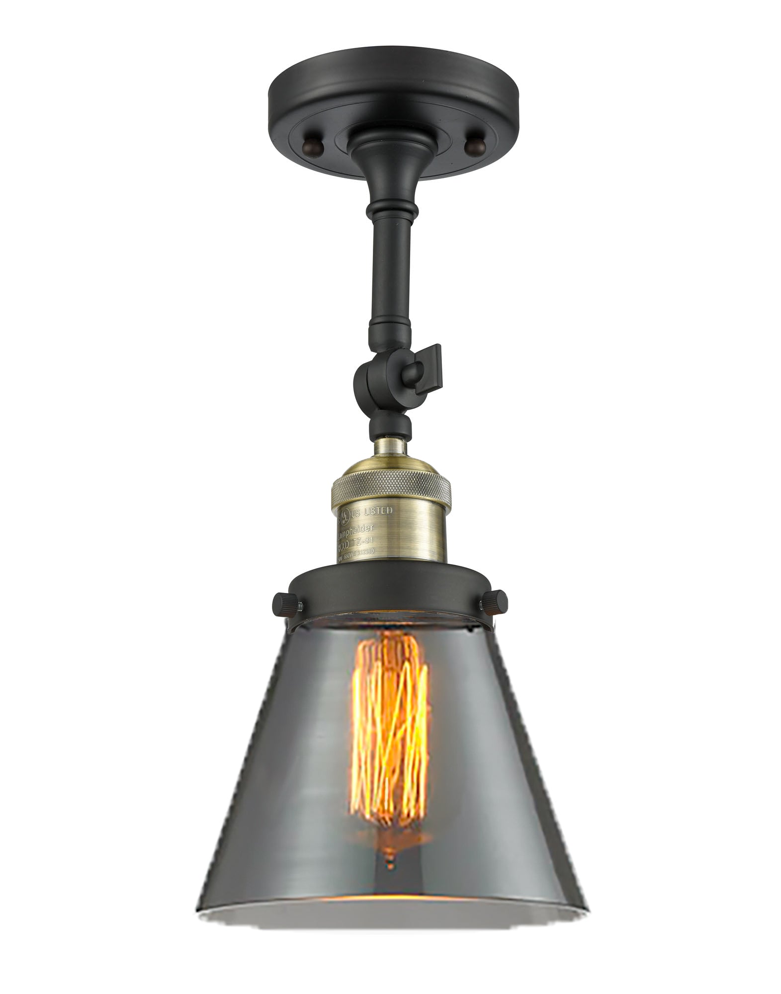 Franklin Semi-Flush Mount Seedy Glass Satin