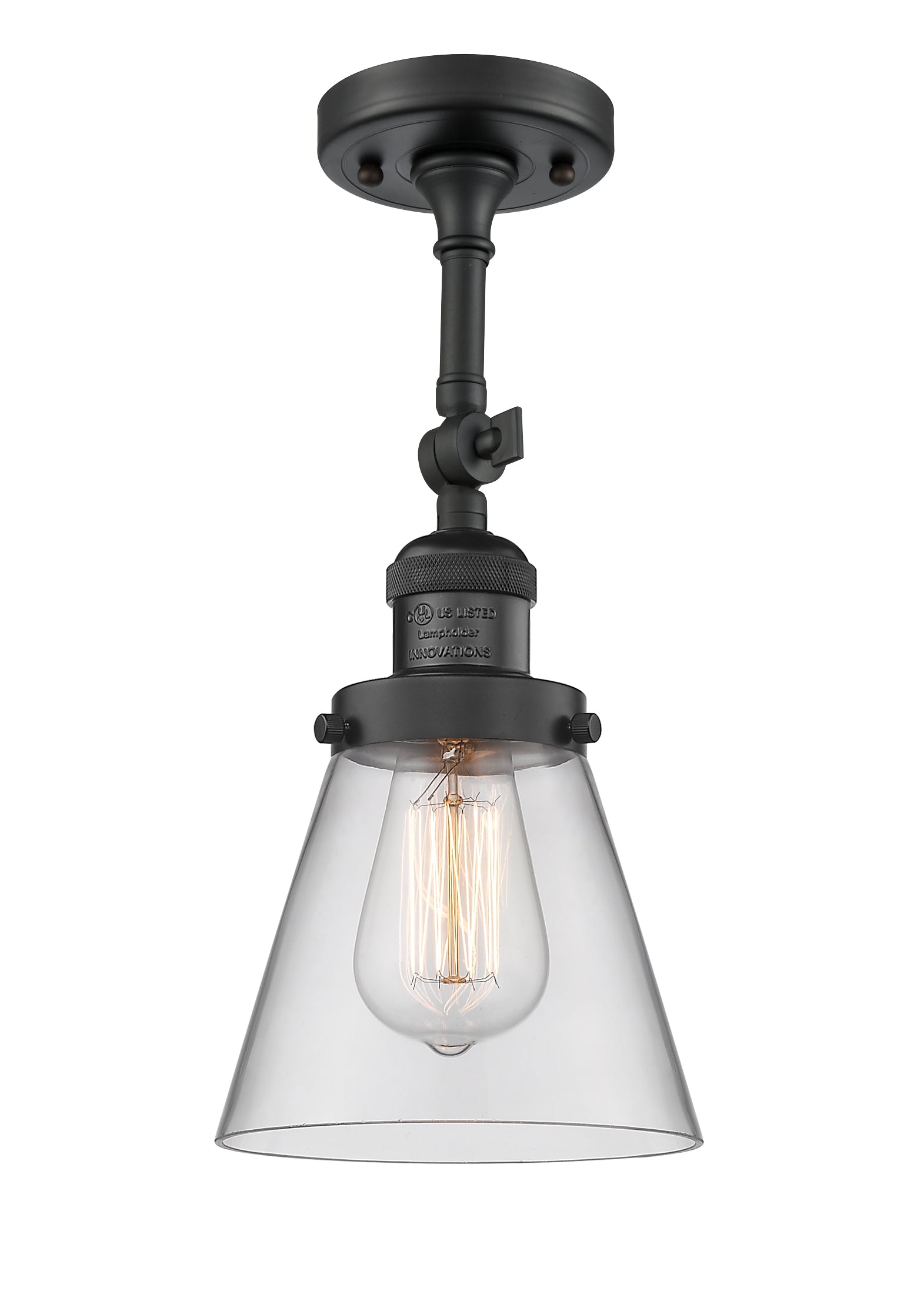 Franklin Semi-Flush Mount Seedy Glass Satin