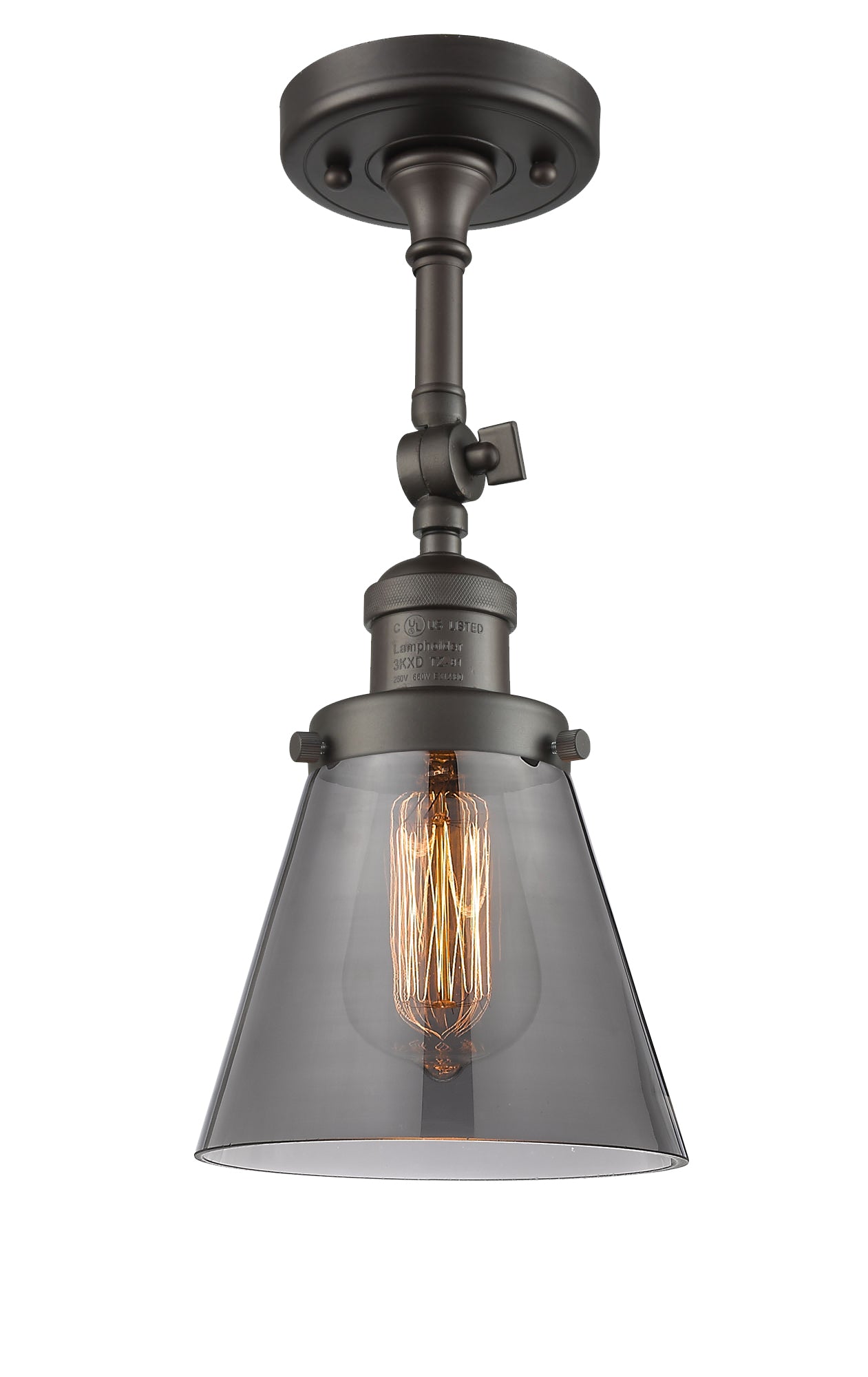 Franklin Semi-Flush Mount Seedy Glass Satin