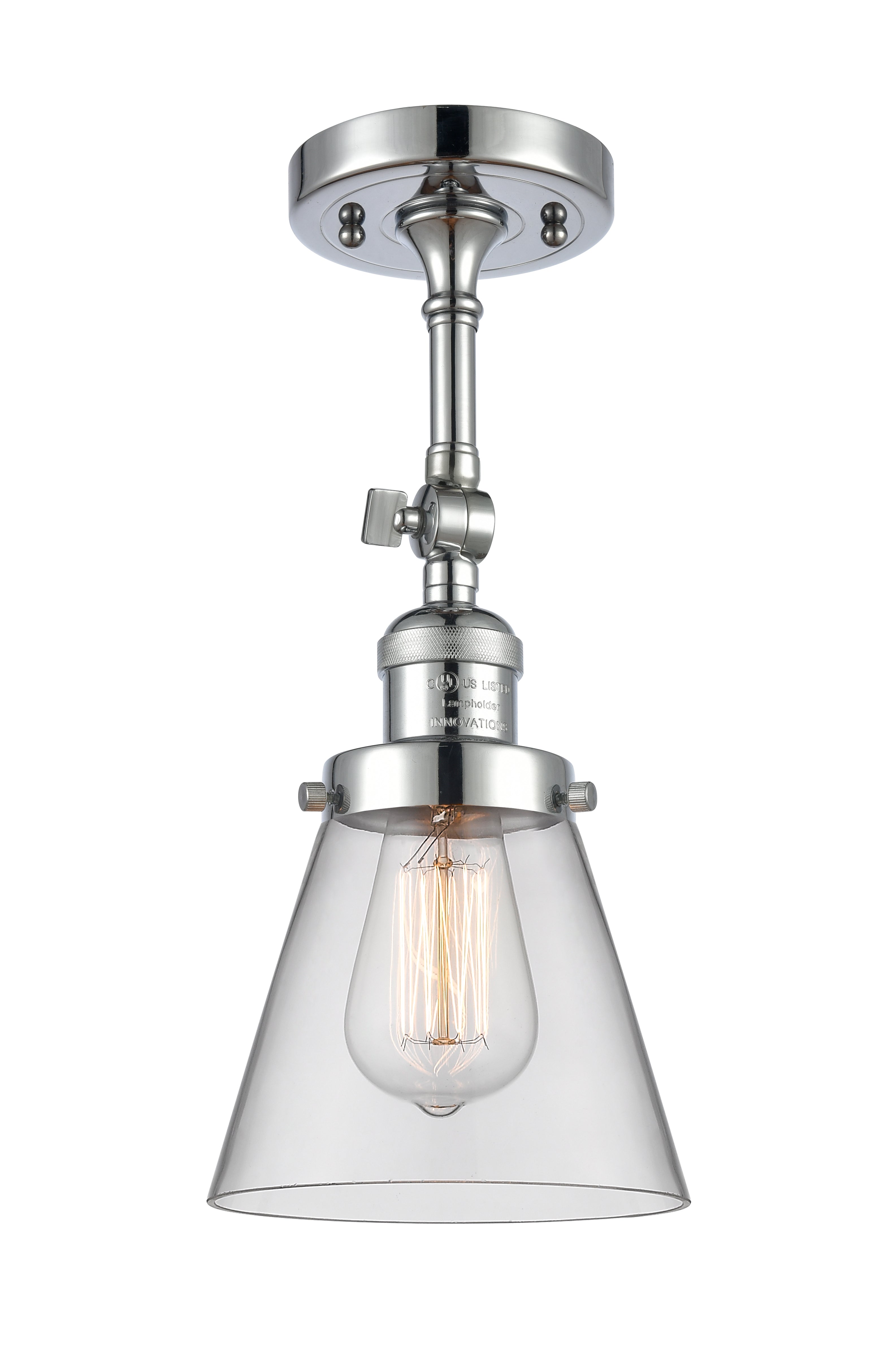 Franklin Semi-Flush Mount Seedy Glass Satin