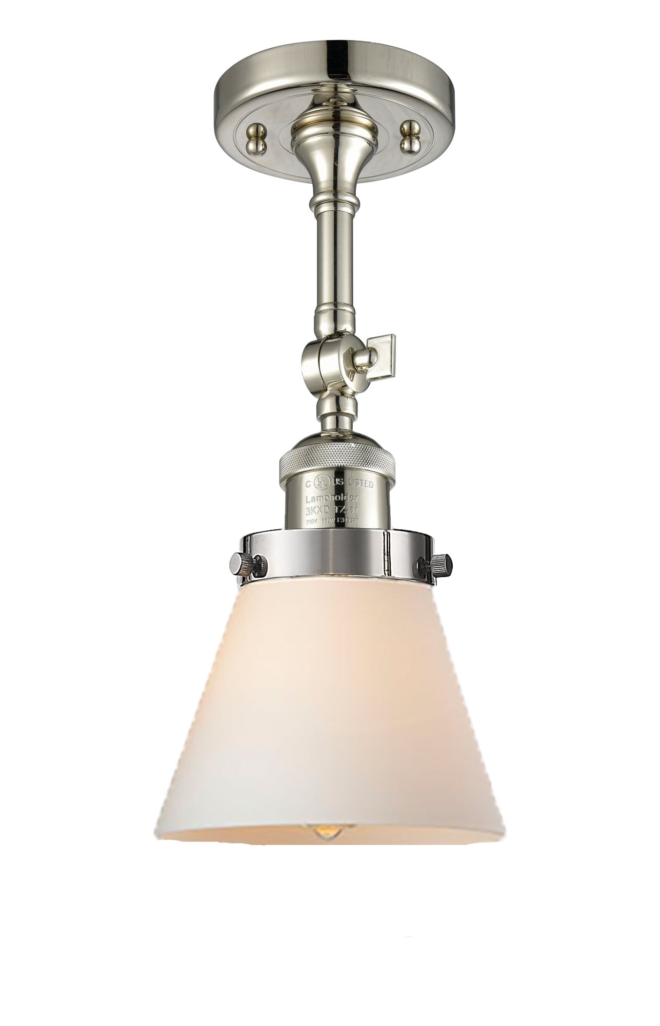 Franklin Semi-Flush Mount Seedy Glass Satin