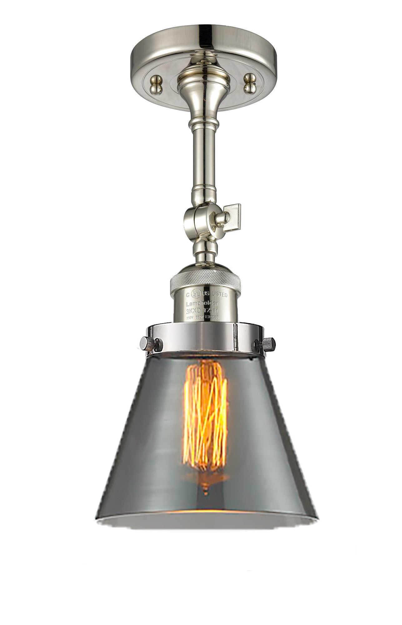 Franklin Semi-Flush Mount Seedy Glass Satin