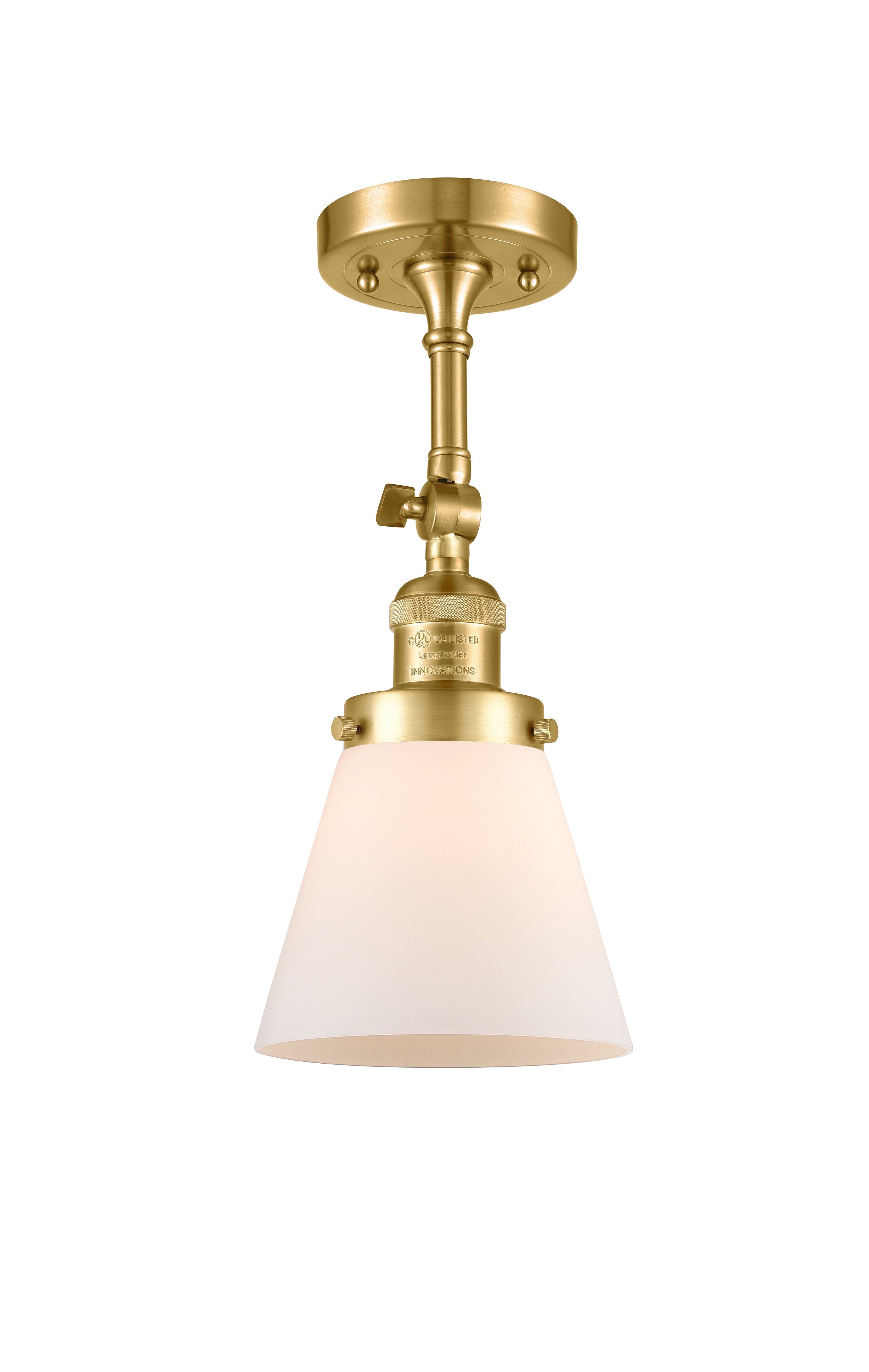 Franklin Semi-Flush Mount Seedy Glass Satin