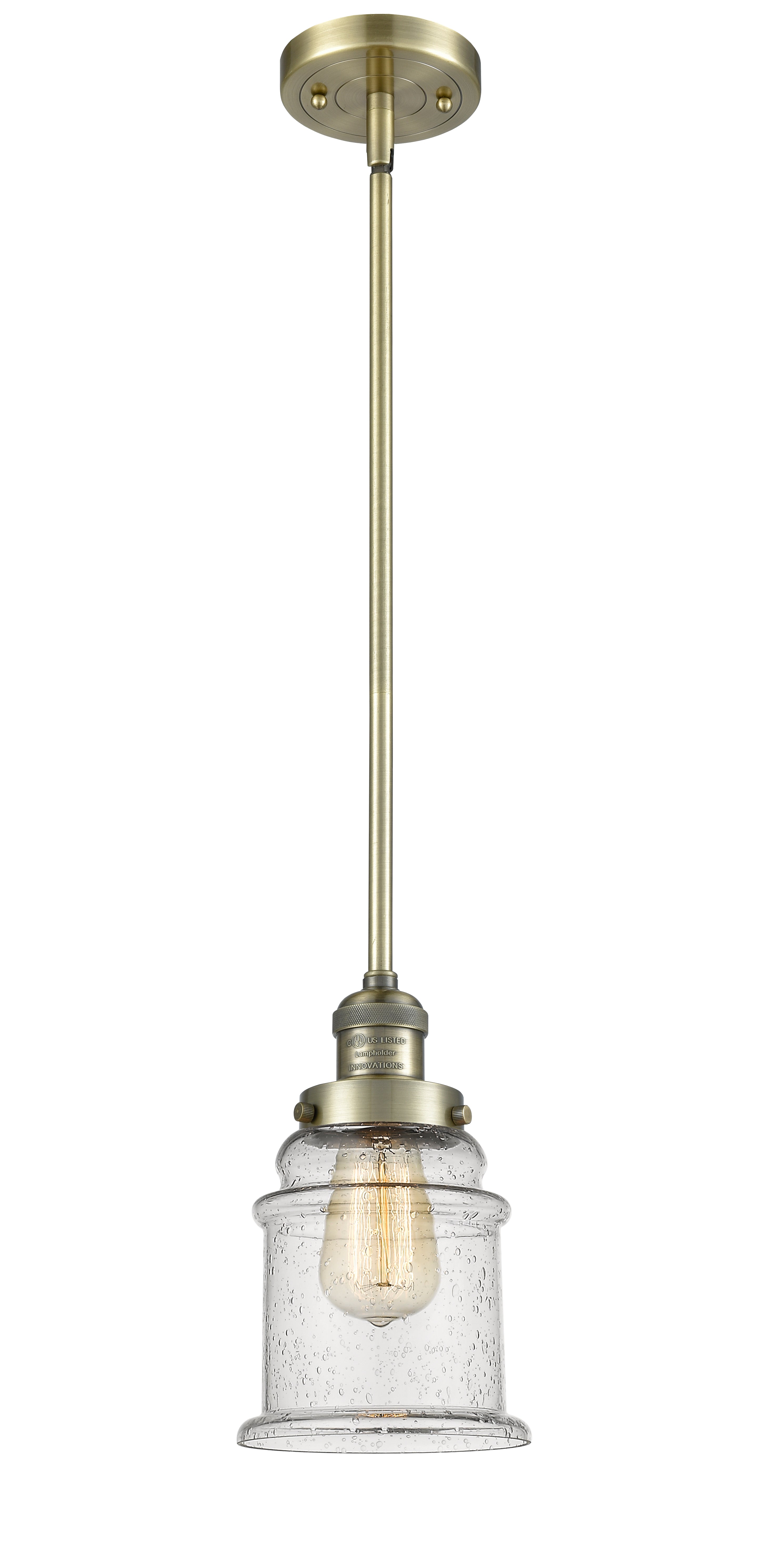 Franklin Restoration Mini Pendant Brass