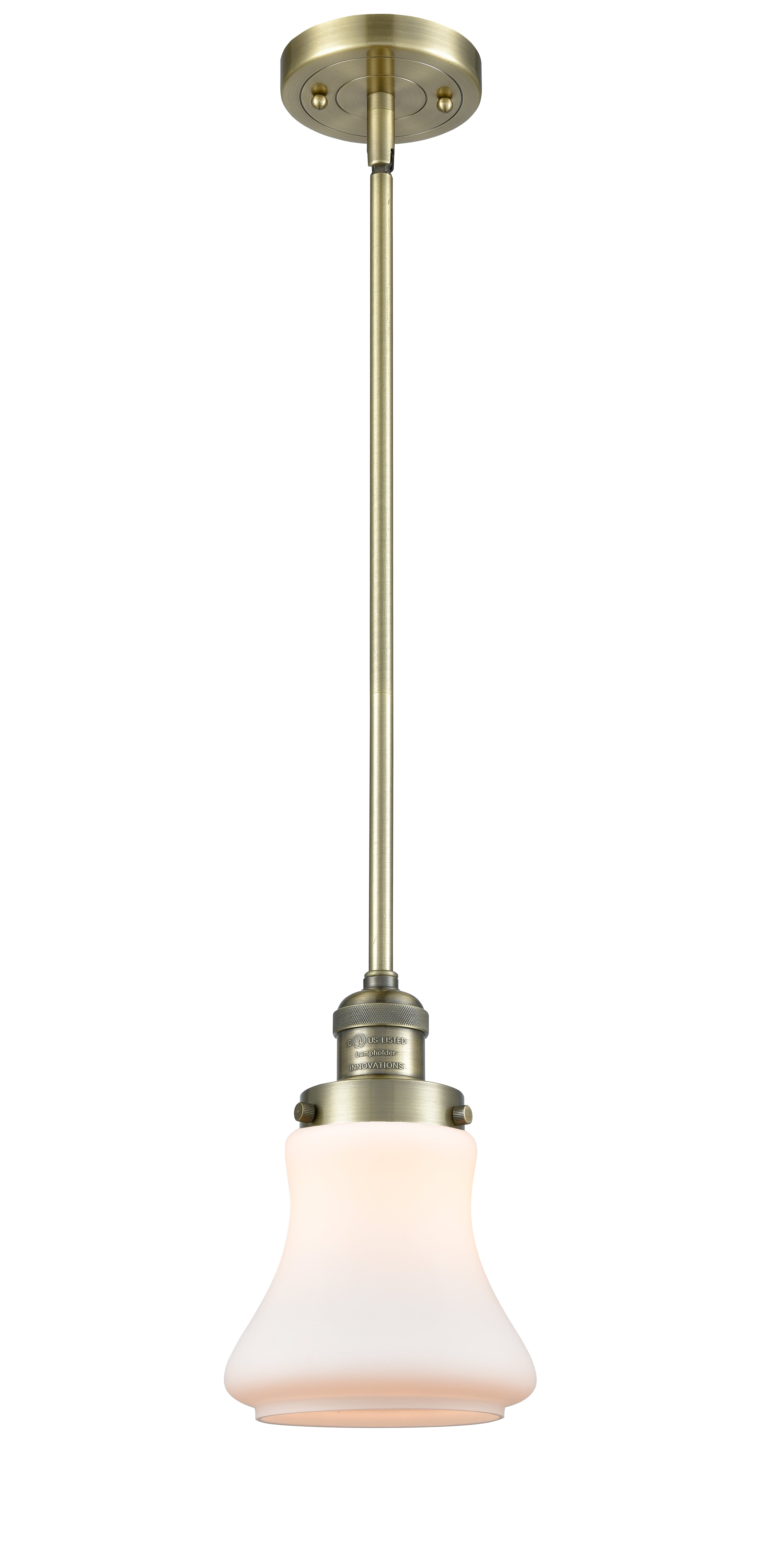 Franklin Restoration Antique Brass Mini Pendant