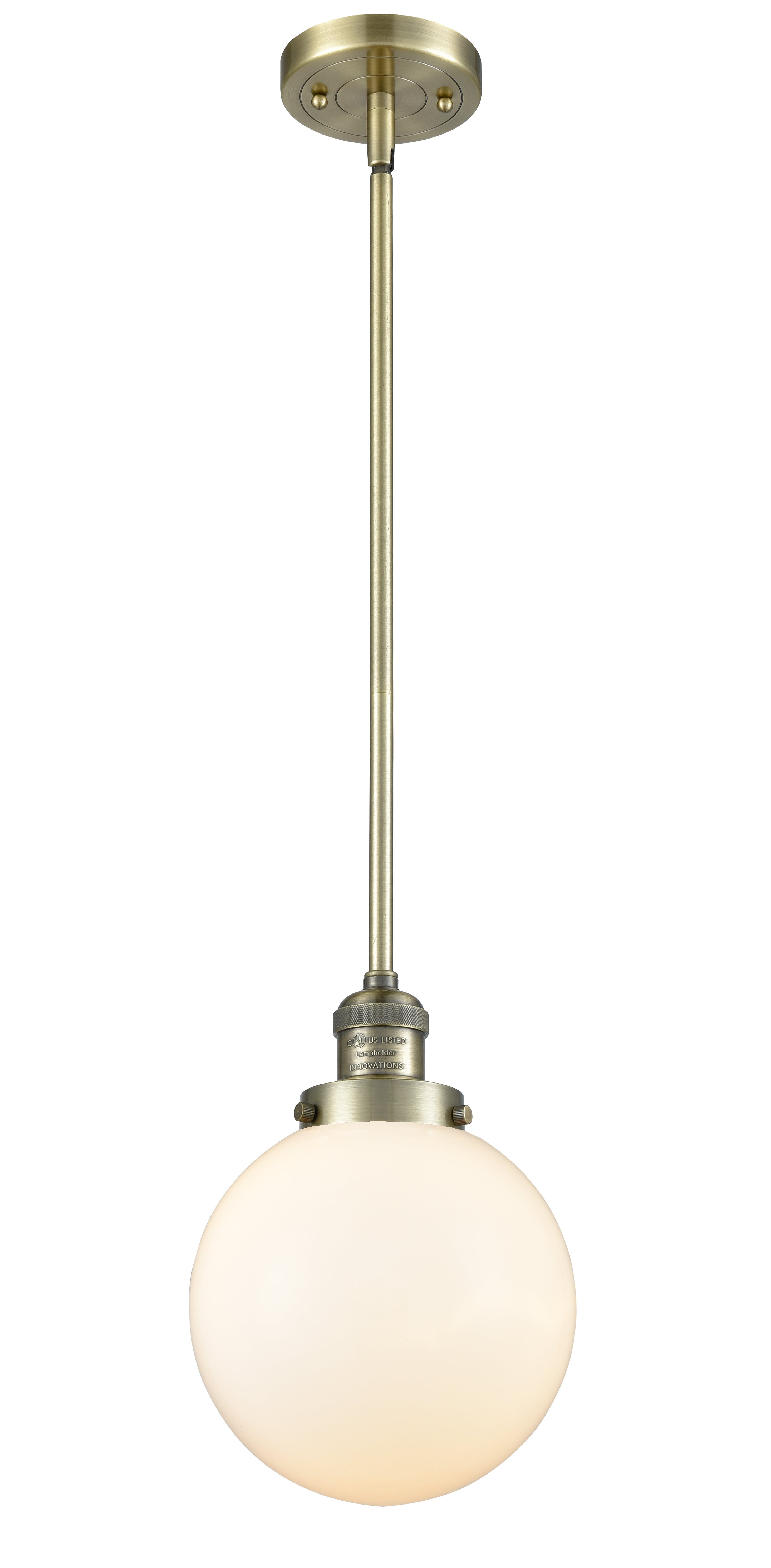 Franklin Restoration Antique Brass Pendant