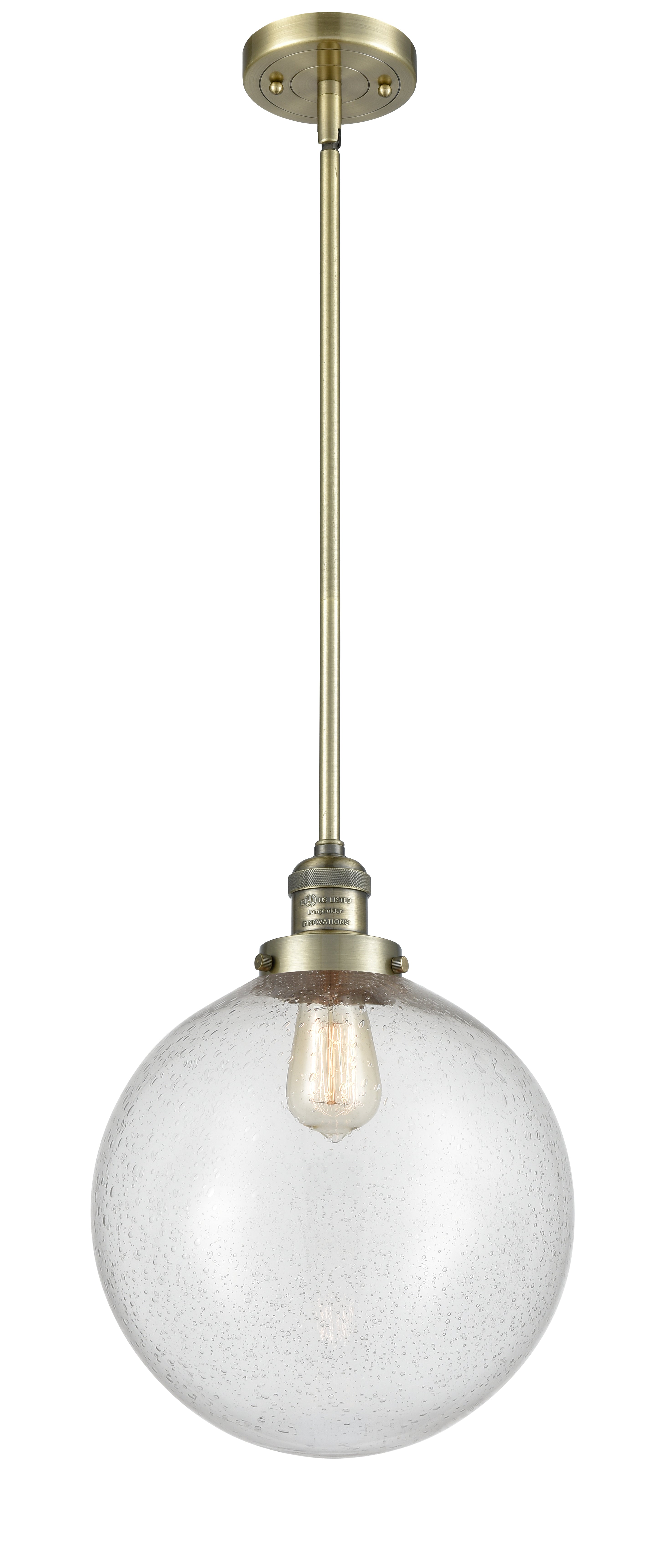 Franklin Restoration Mini Pendant Cast Brass